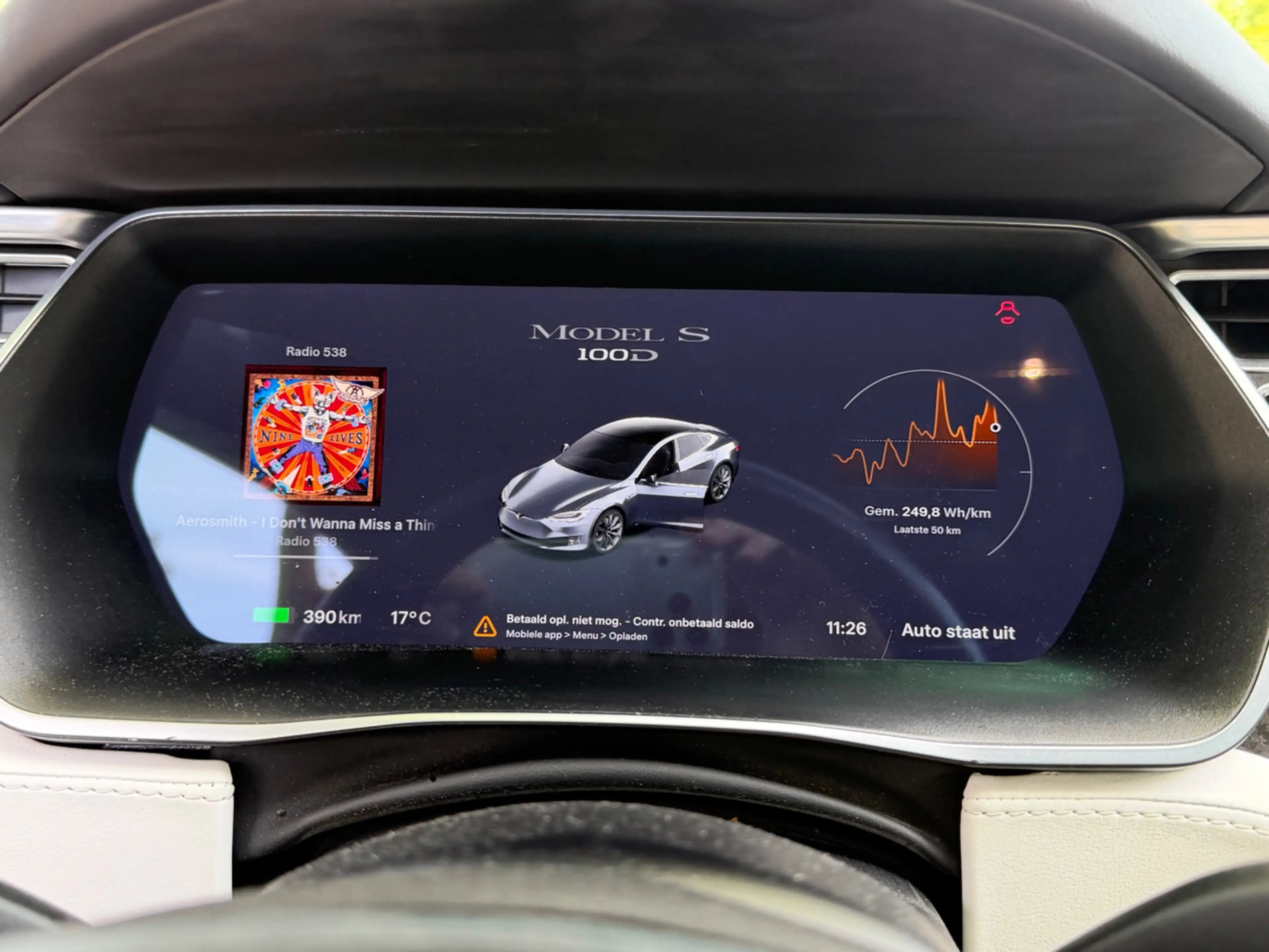 Tesla Model S 100D, autopilot, glazen panoramadak, leder,stoelve — photo 8