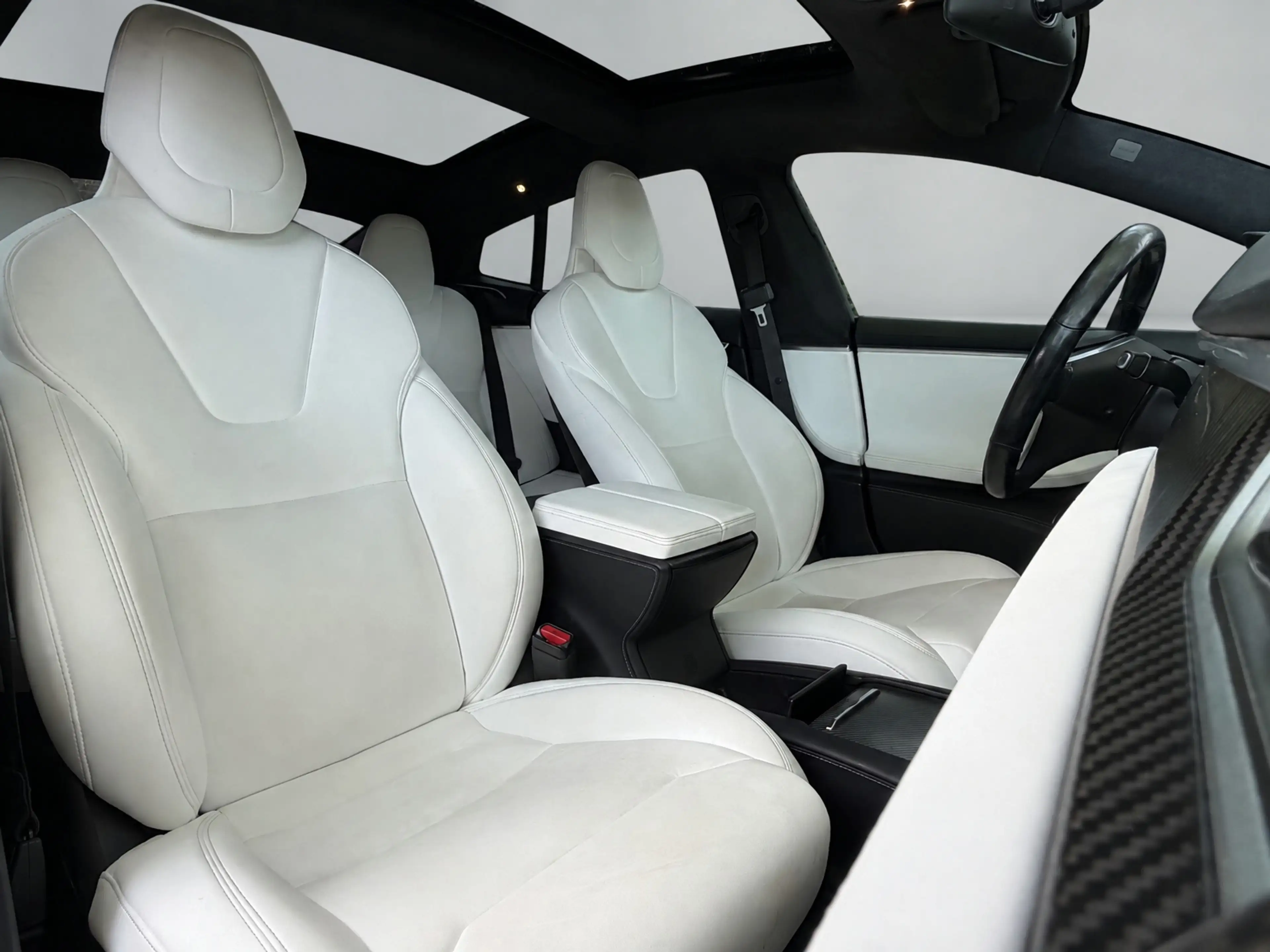 Tesla Model S 100D, autopilot, glazen panoramadak, leder,stoelve — photo 4