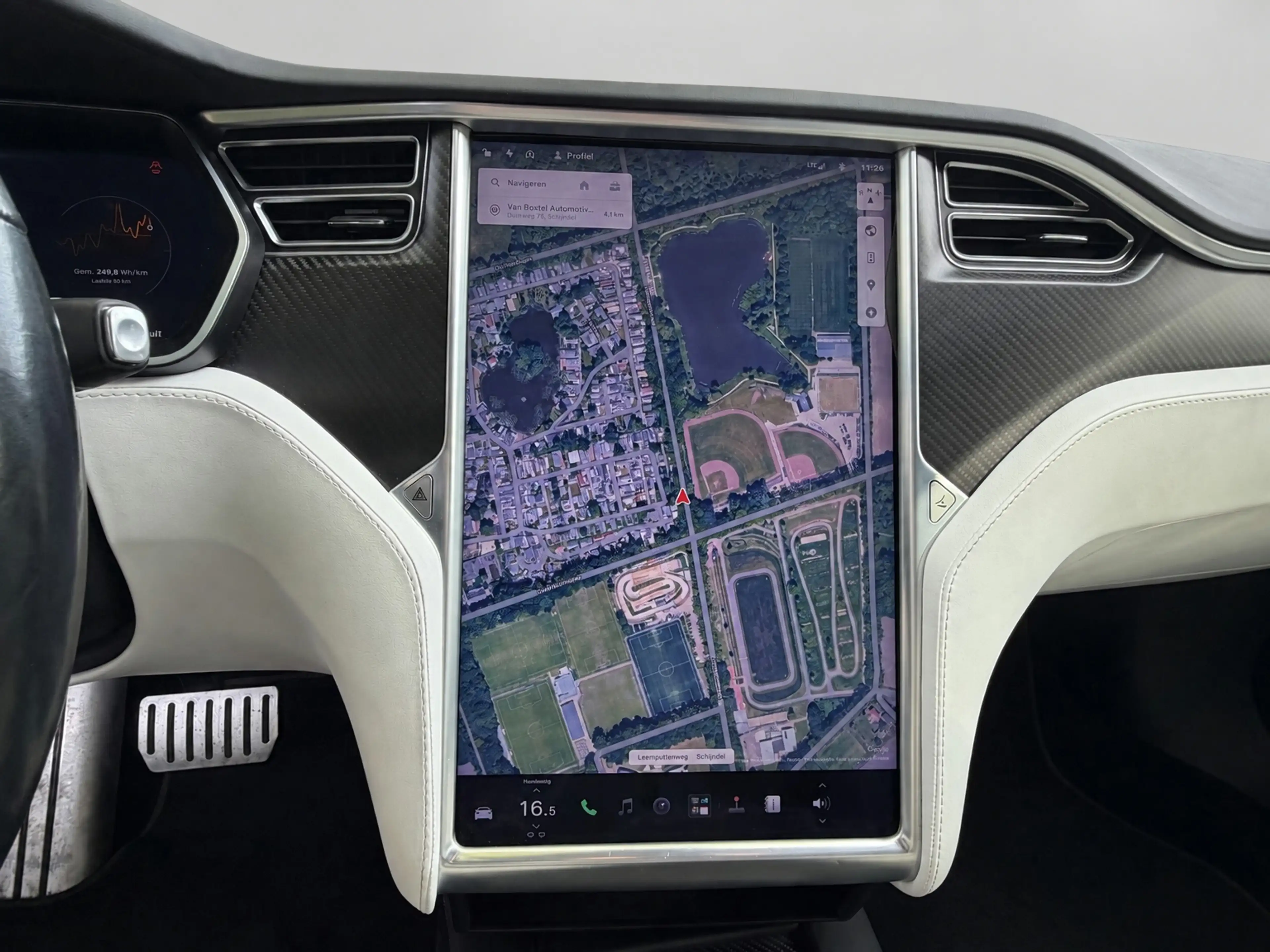 Tesla Model S 100D, autopilot, glazen panoramadak, leder,stoelve — photo 9
