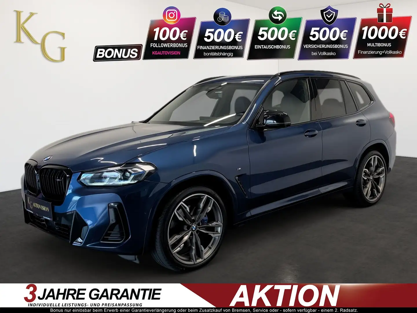 BMW X3 M Sport 40d kostenloses Servicepaket Blau - 1