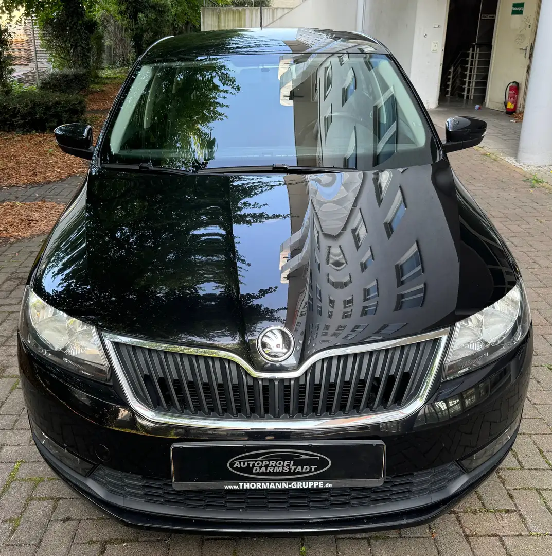 Skoda Rapid/Spaceback TÜV AU NEU*KLIMA*Cool Edition Zwart - 2