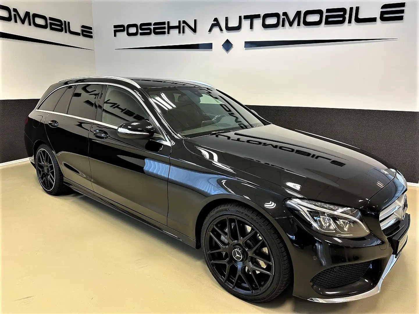 Mercedes-Benz C 250 T d Aut. 4Matic AMG-Line LED Leder Navi Noir - 1