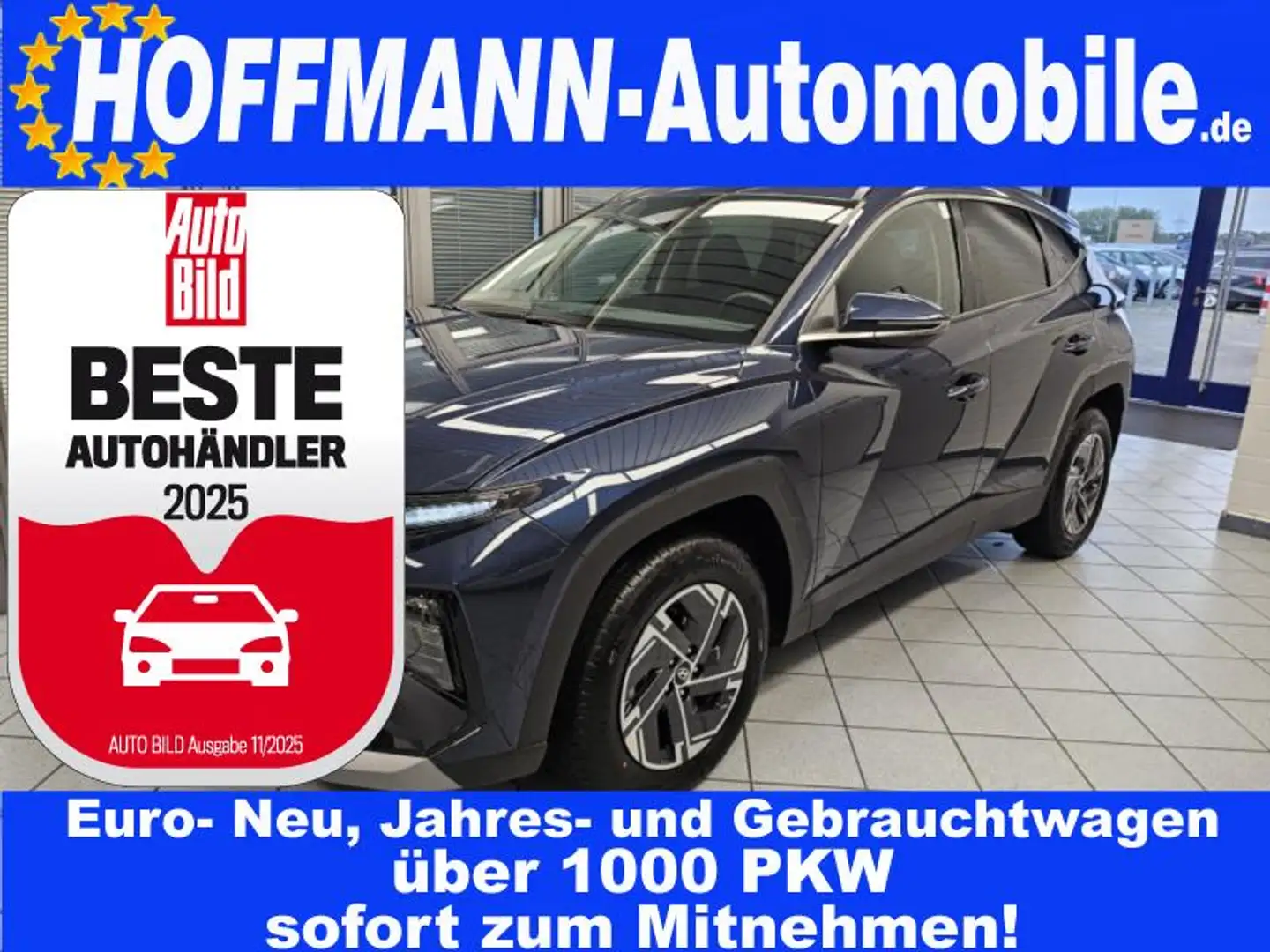 Hyundai TUCSON Klimaaut.,Bi-LED-Scheinw,Navi,Kamera,SHZ Blau - 1