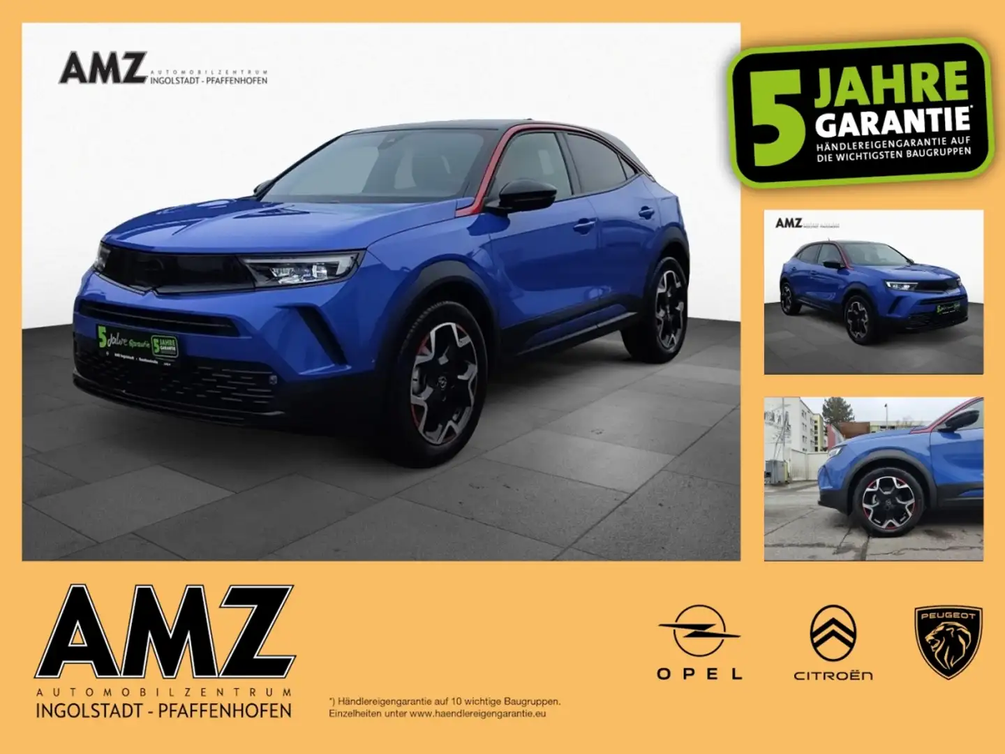 Opel Mokka GS-Line Navi-Pro IntelliLux Klimaauto. Blau - 1