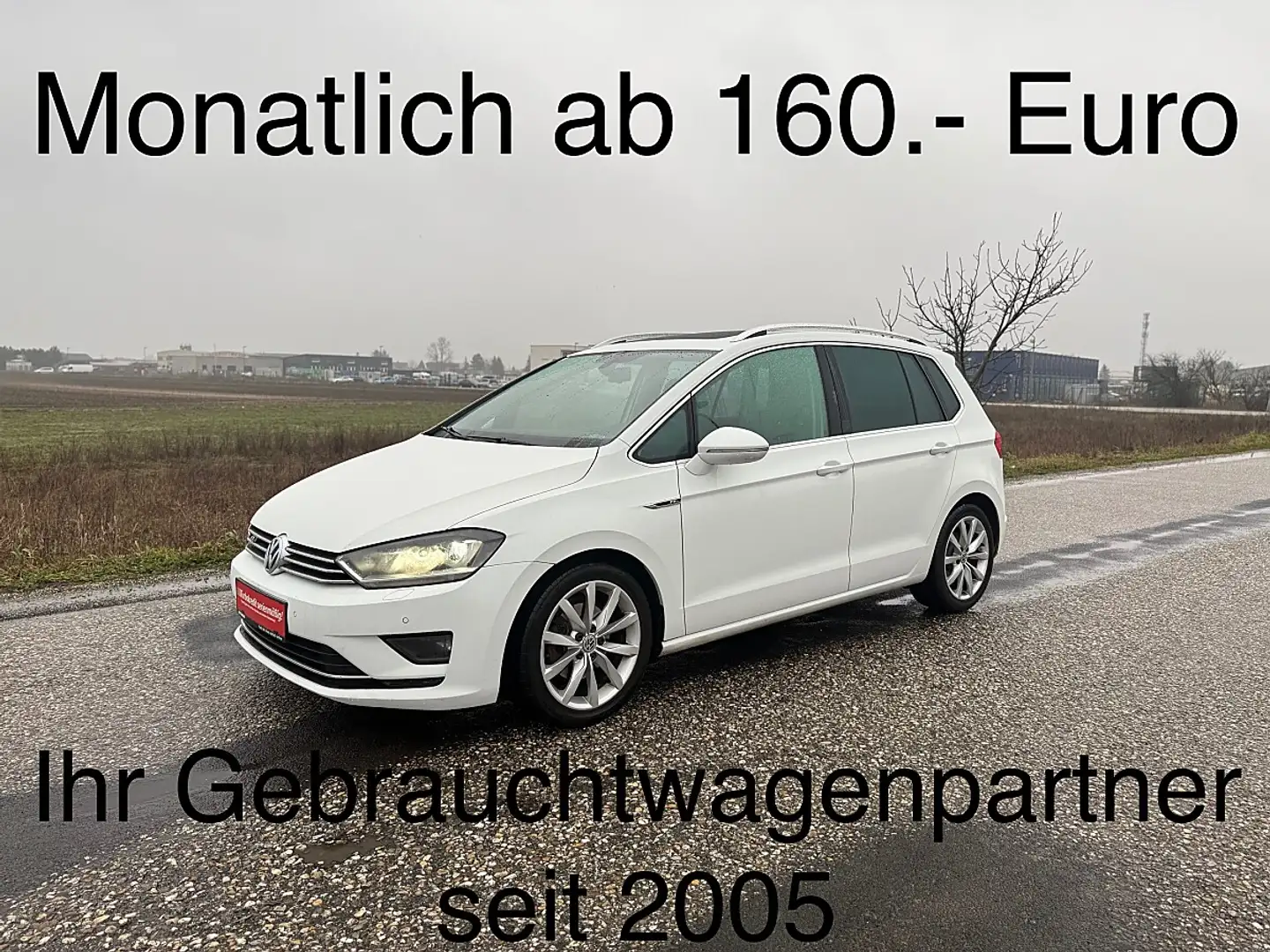 Volkswagen Golf Sportsvan Sky 1,6 BMT TDI DSG **R-Line** Weiß - 1