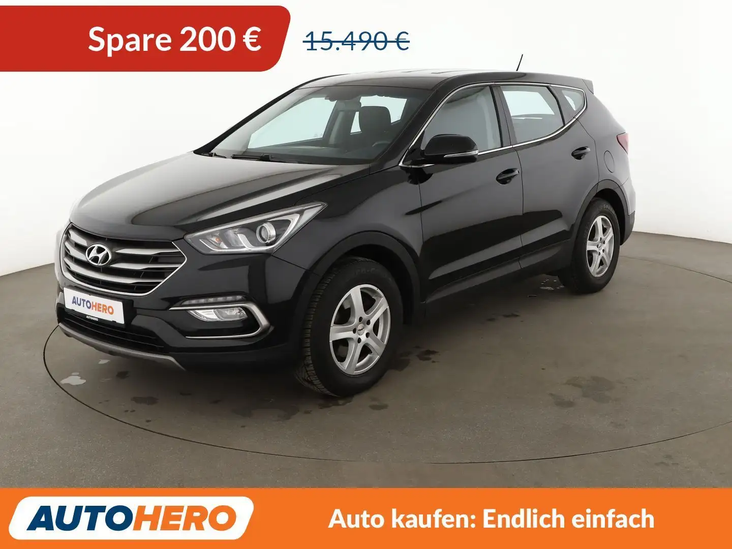 Hyundai SANTA FE 2.0 CRDi Trend blue 2WD*TEMPO*CAM*KLIMA* Schwarz - 1