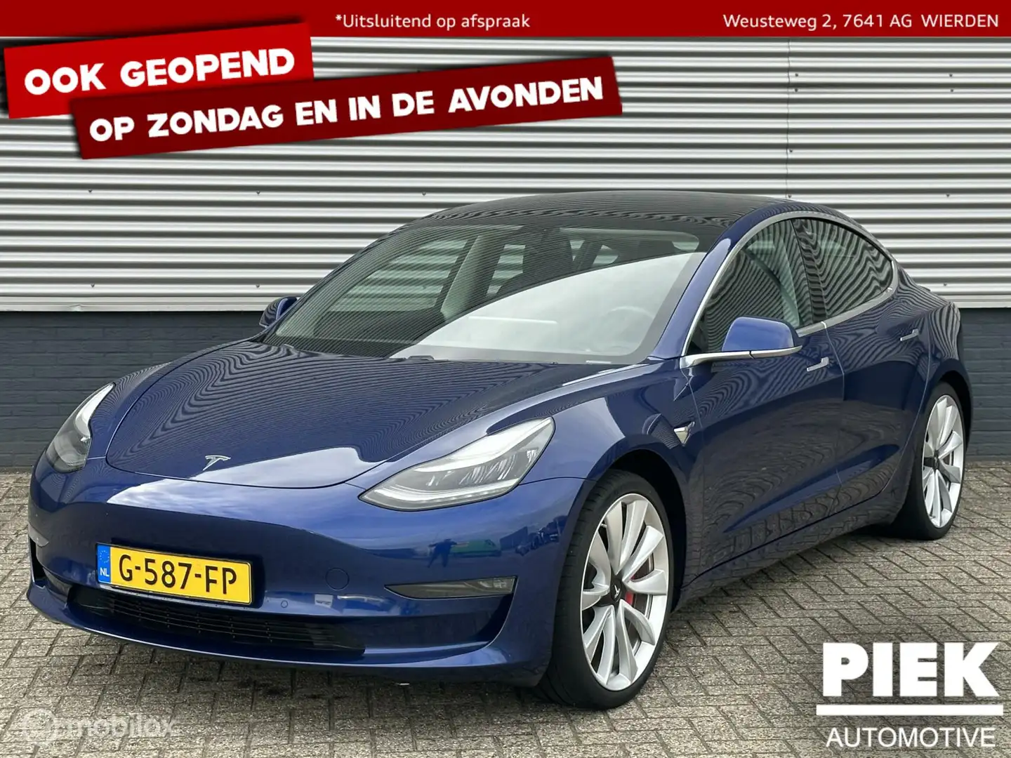Tesla Model 3 Performance 4WD AUTOPILOT FULL SELF DRIVING Blue - 1