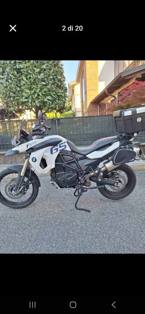 BMW F 800 GS Adventure / Turismo Blanc - 1