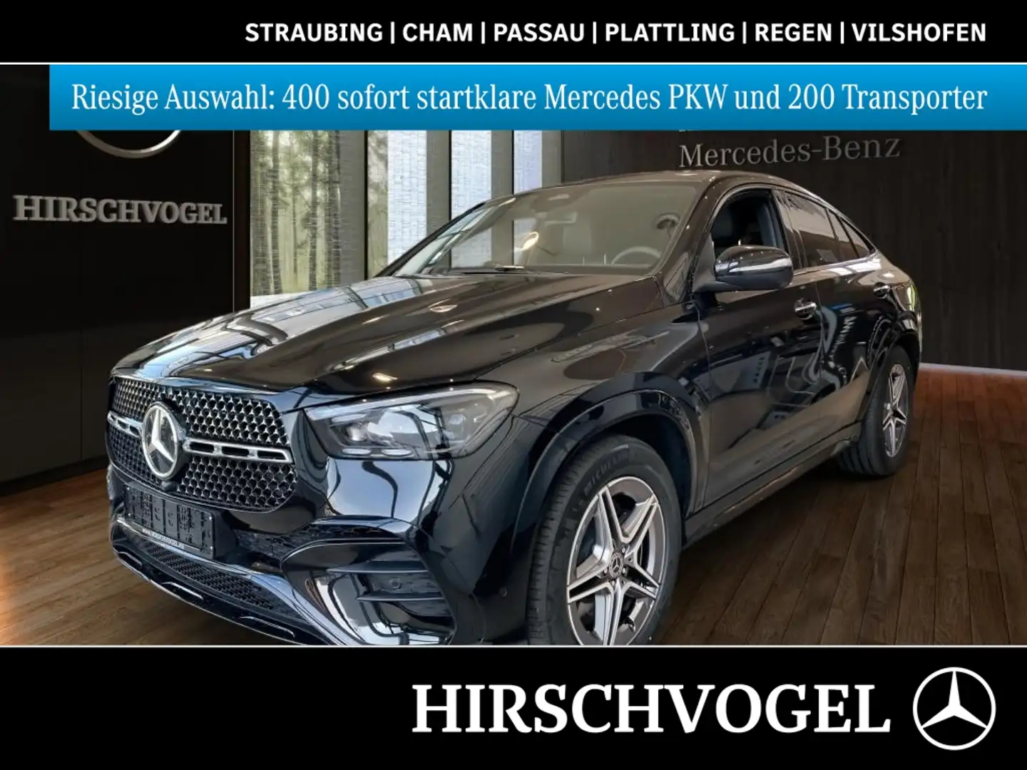 Mercedes-Benz GLE 350 de 4M AMG-Line+AIRMATIC+DISTRON+AHK+Pano Schwarz - 1