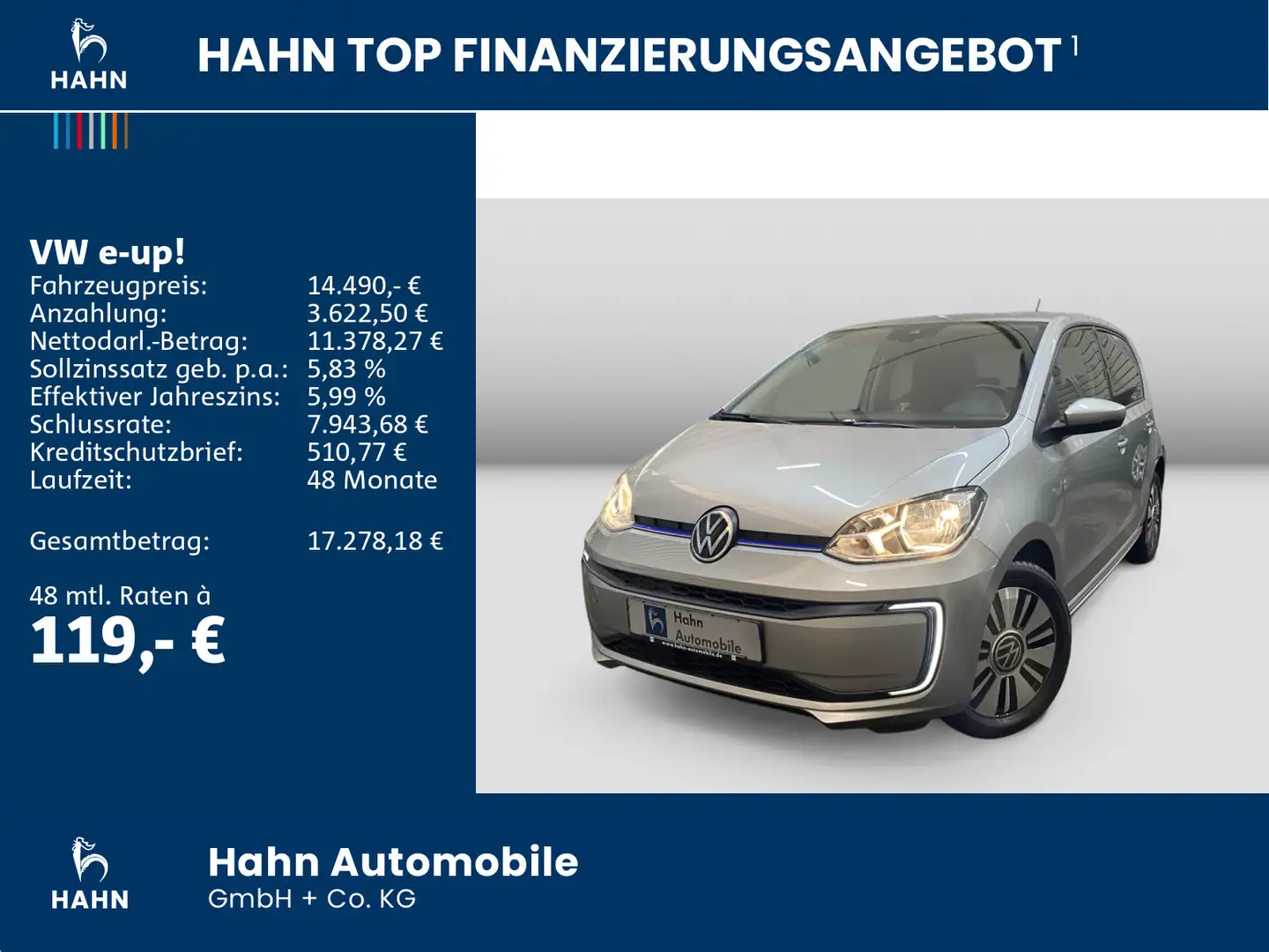 Volkswagen e-up! Max Kamera Klima Bluetooth Silber - 2