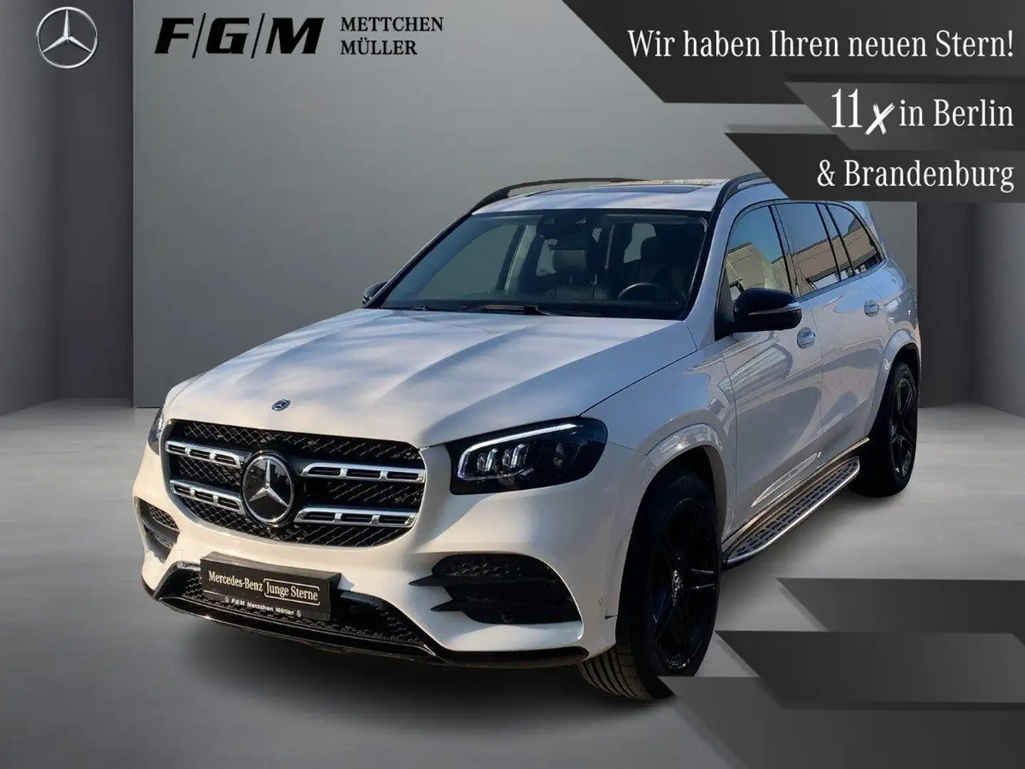 Mercedes-Benz GLS 400 d 4M AMG-Line Burm|KeyGo|MBeam|S-Dach Blanc - 1