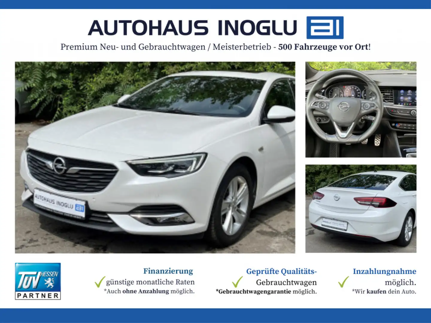 Opel Insignia 1.6*Innov.*Navi*eGSD*LED*RKam*Shz*AGR*TLeder*DAB* Blanco - 1