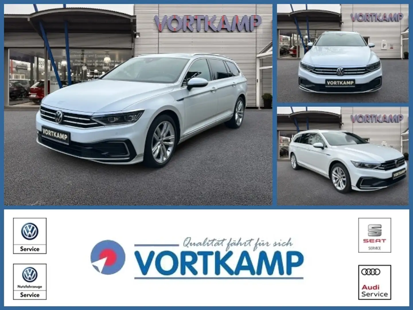 Volkswagen Passat Variant GTE AHK/StdHzg/IQLight Blanco - 1