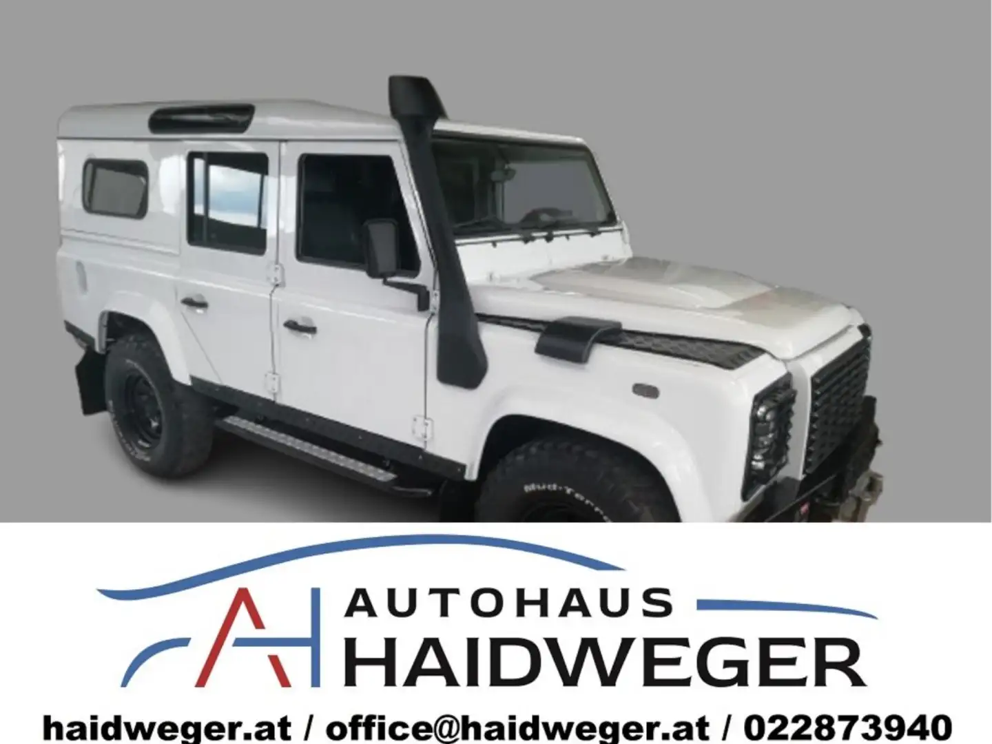 Land Rover Defender 110 SW 2,4 TD4 SE Utility Weiß - 1