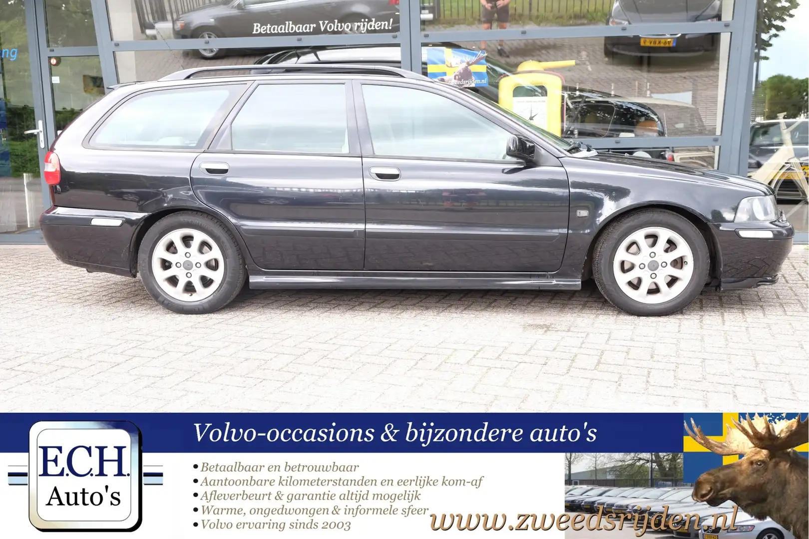 Volvo V40 2.0 136 pk Europa Elegance, Leer, Trekhaak Negru - 2