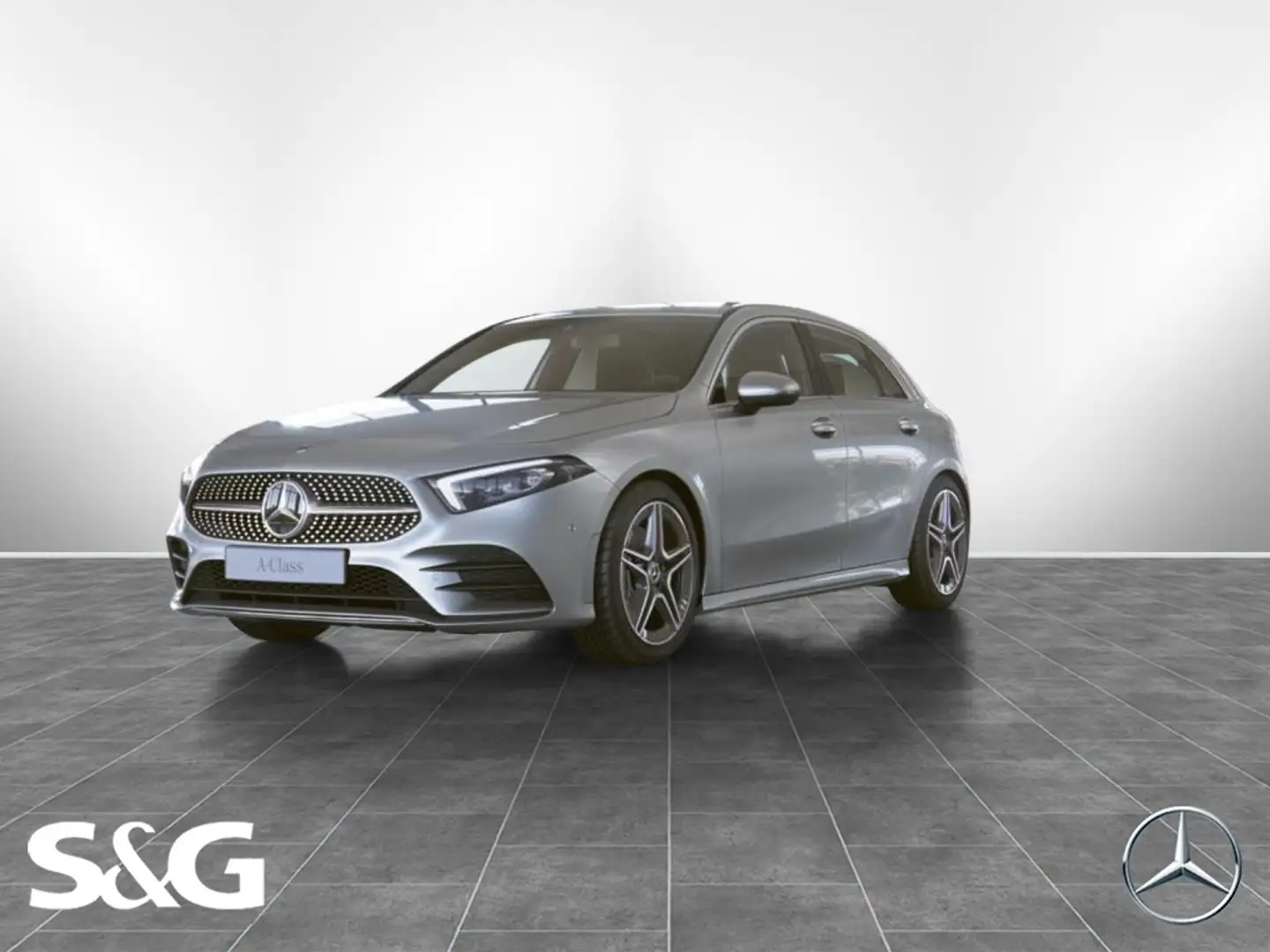 Mercedes-Benz A 250 AMG TOTWINKEL+CARPLAY+SPURHALTE+LED+18" Silber - 1