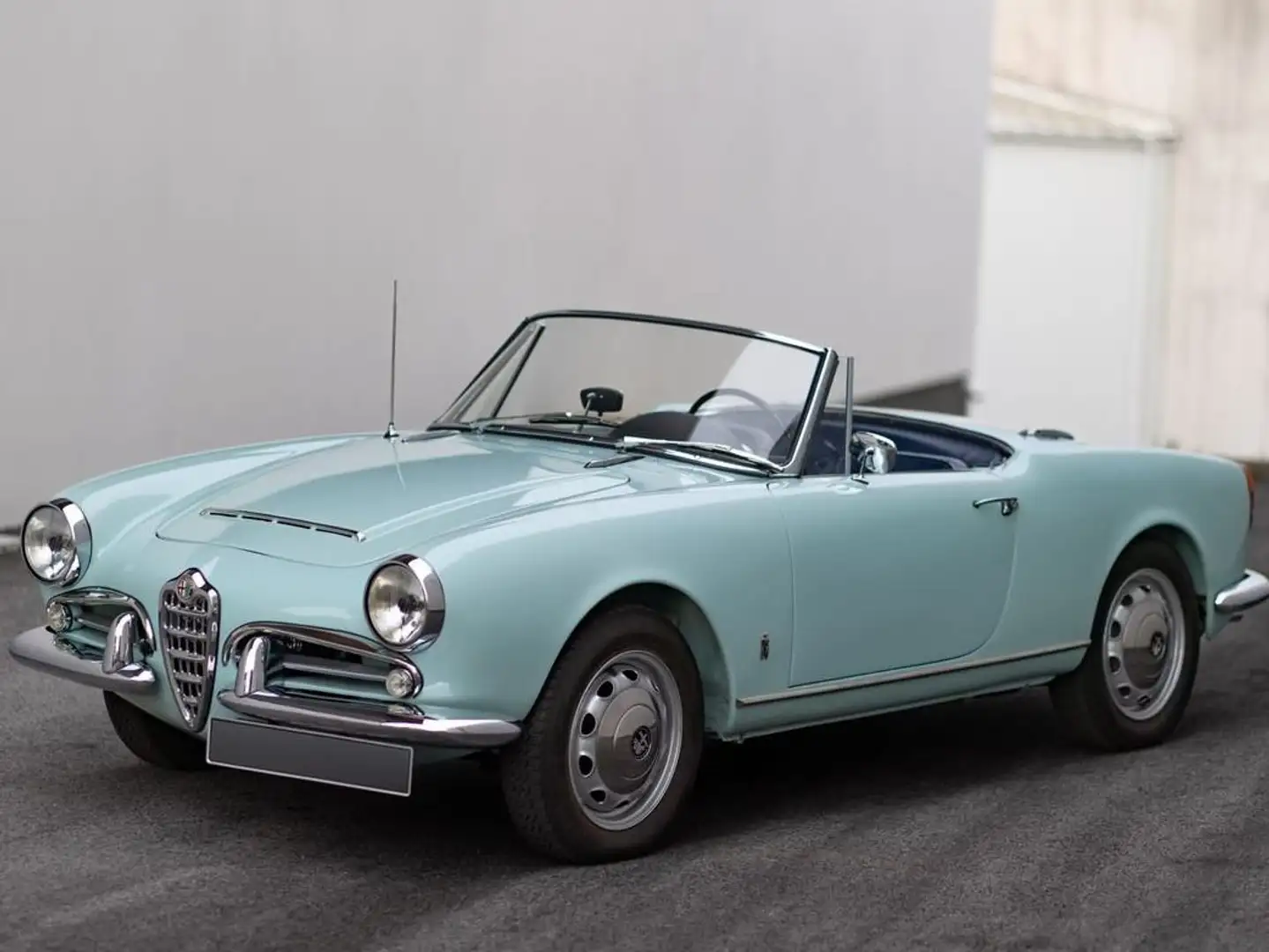 Alfa Romeo Giulia 1600 Spider Blauw - 1