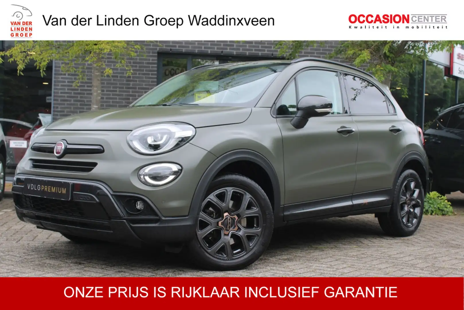 Fiat 500X 1.3 GSE S-Design AUTOMAAT! Navi/17"/Cam "RIJKLAARP Grün - 1