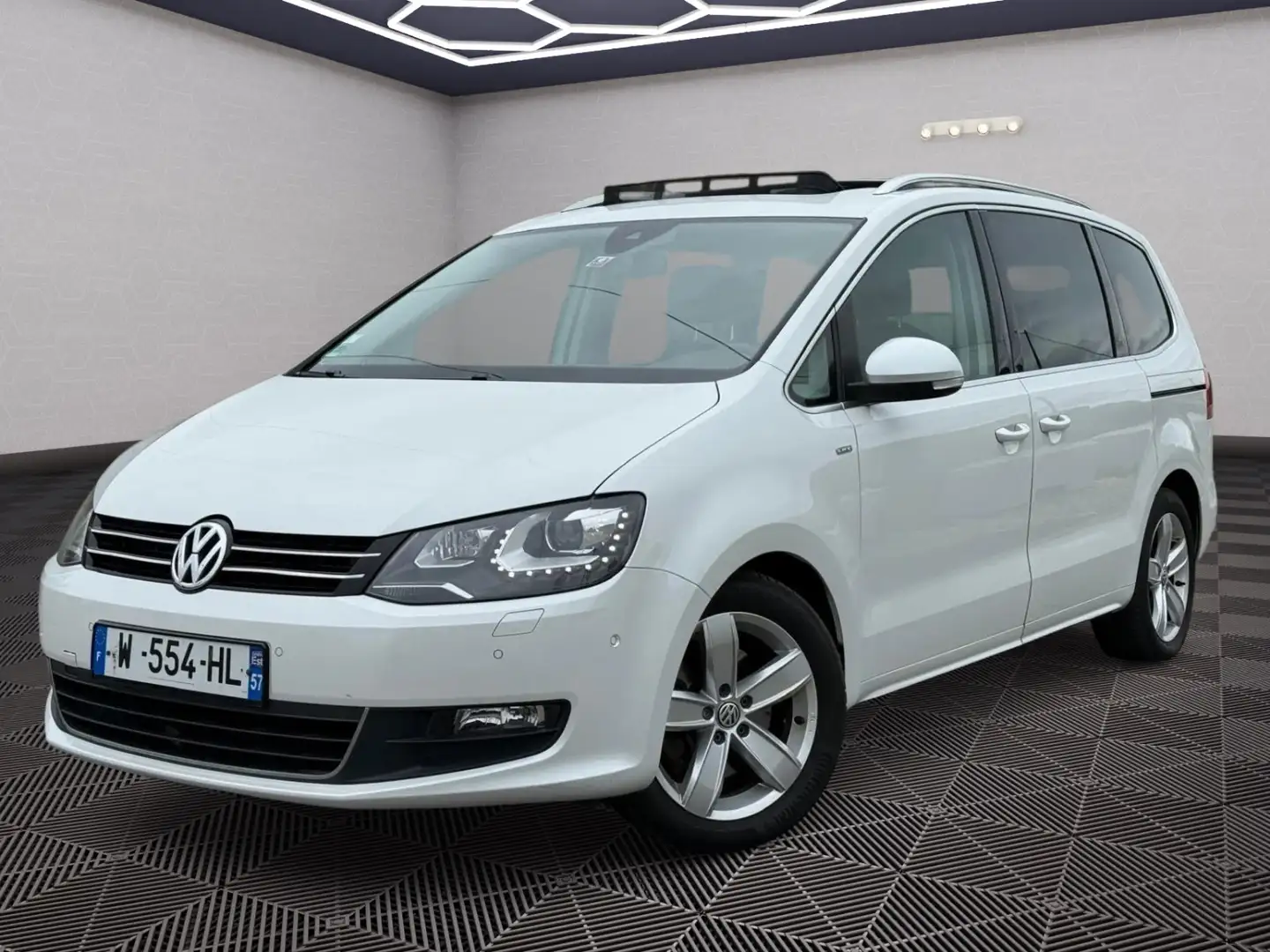 Volkswagen Sharan Life BMT Blanc - 1