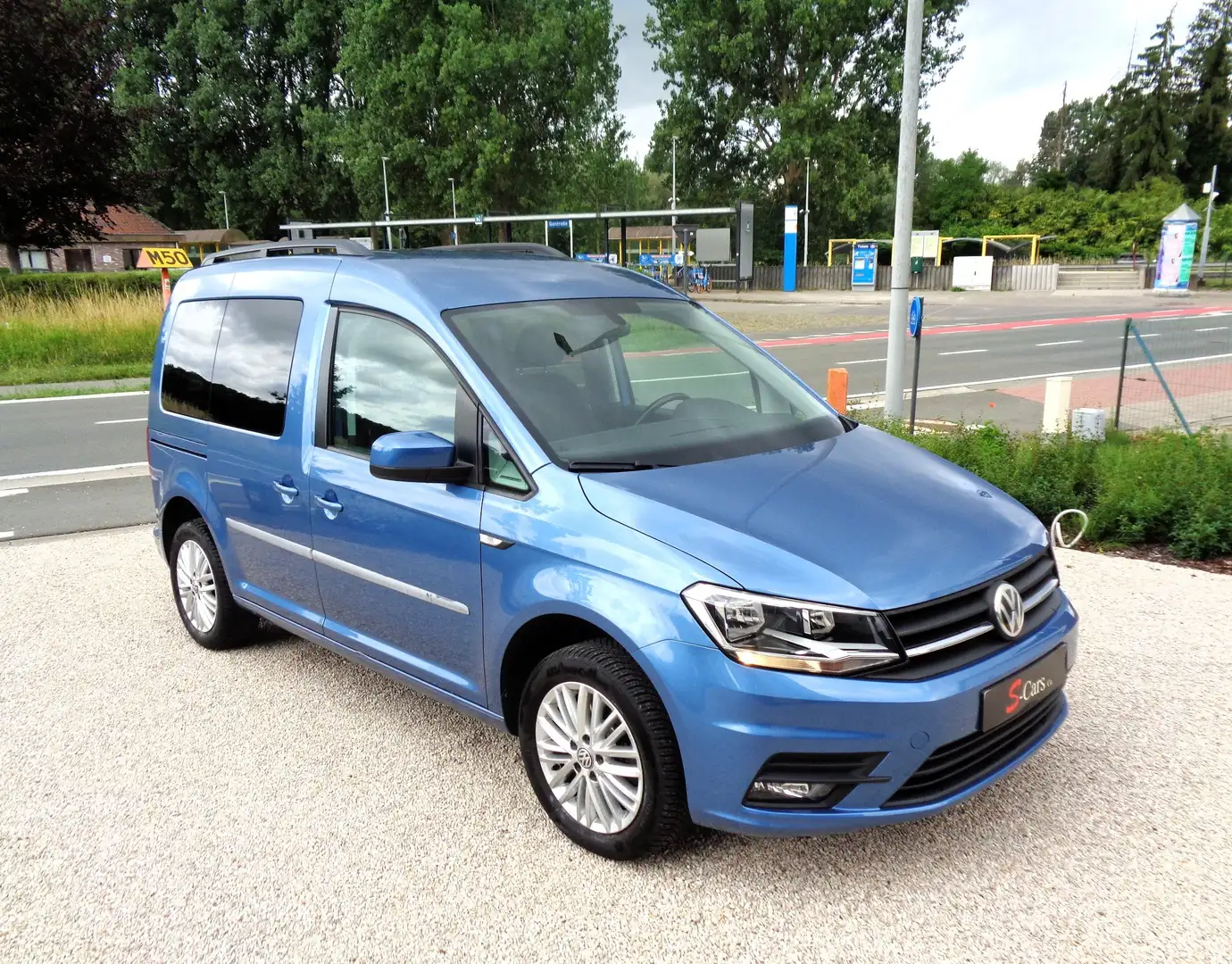 Volkswagen Caddy 1.4 TSI /DSG/125Pk/Zetelverwarming/ Navi/ Garantie Blauw - 1