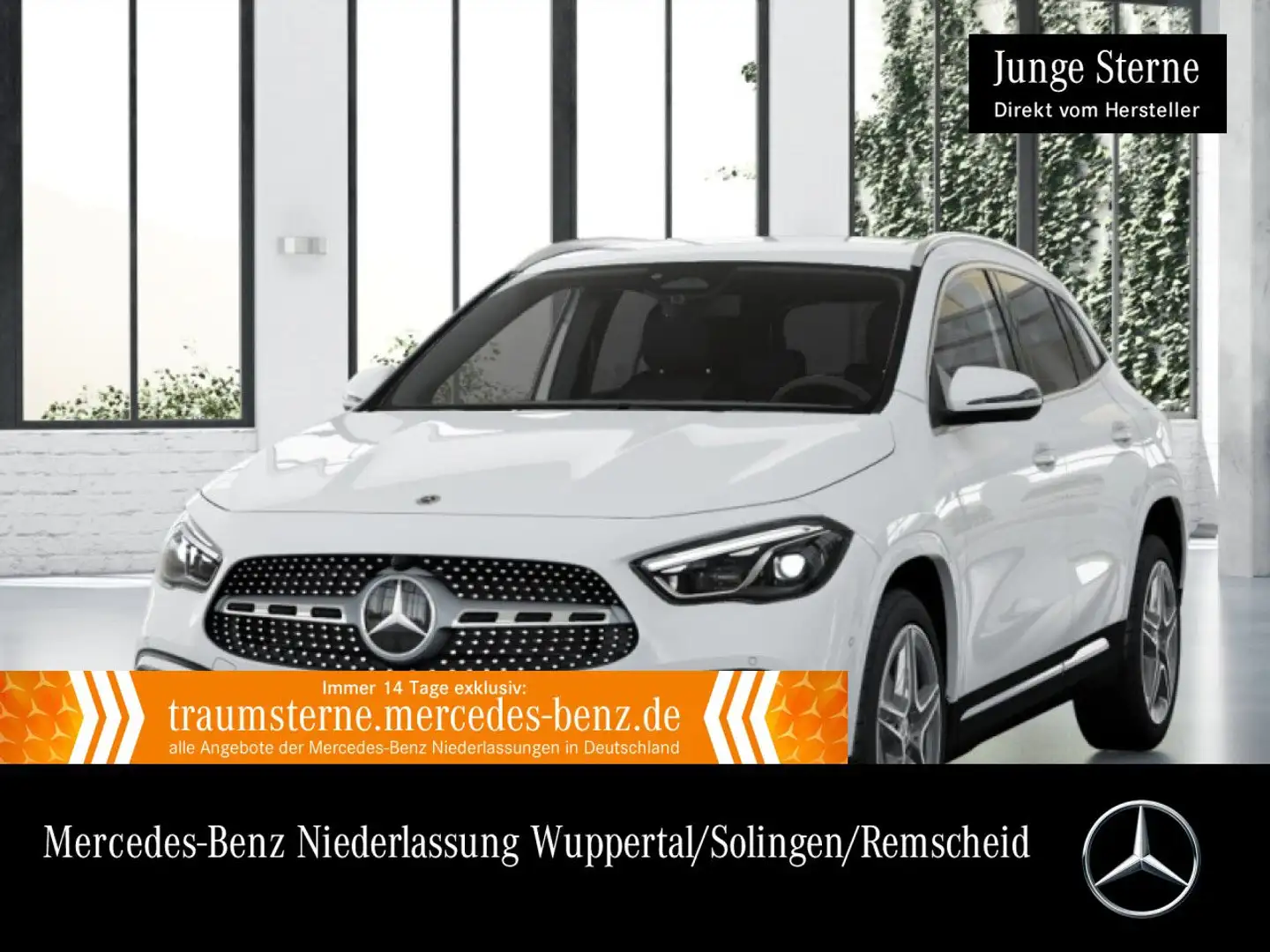Mercedes-Benz GLA 200 d AMG+AHK+MULTIBEAM+KAMERA+TOTW+KEYLESS+8G Weiß - 1