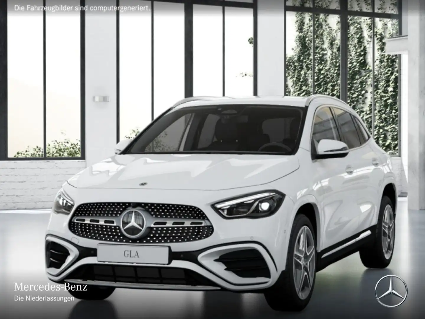 Mercedes-Benz GLA 200 d AMG+AHK+MULTIBEAM+KAMERA+TOTW+KEYLESS+8G Weiß - 2