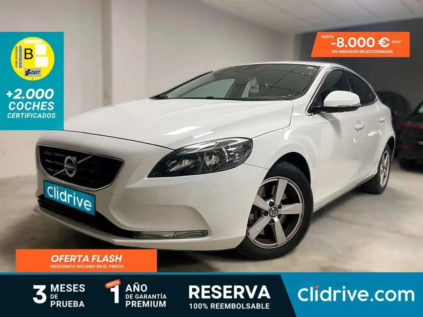 Volvo V40 D3 Momentum 150 Blanco - 1