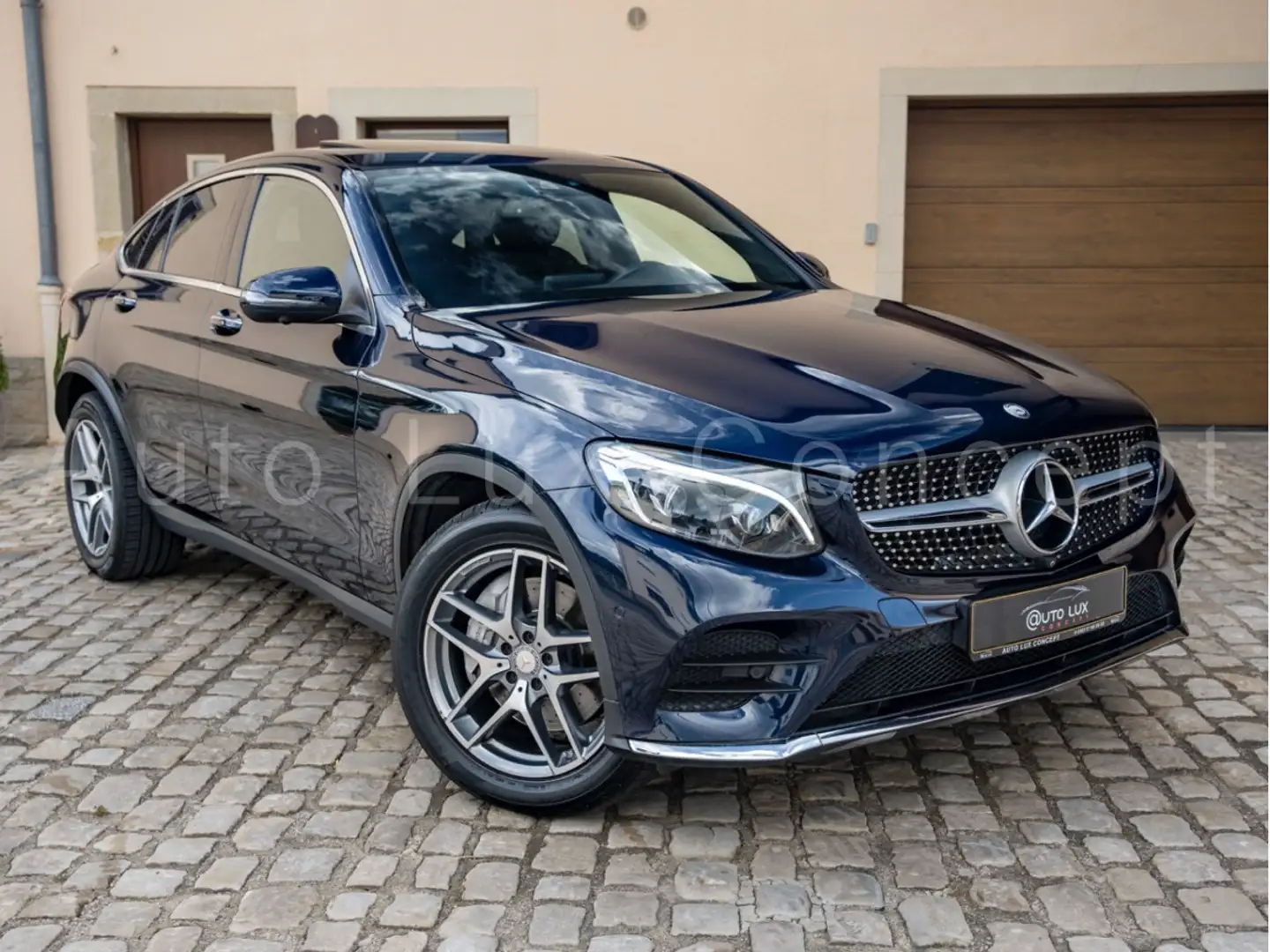 Mercedes-Benz GLC 220 d 4MATIC Coupé AMG/Schiebedach/360°/KEYLESS-GO Blauw - 2