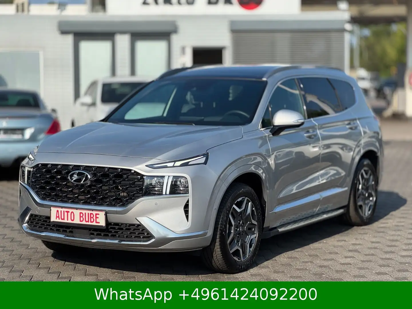 Hyundai SANTA FE Signature 4WD HUD|AHK|PANO Silber - 2