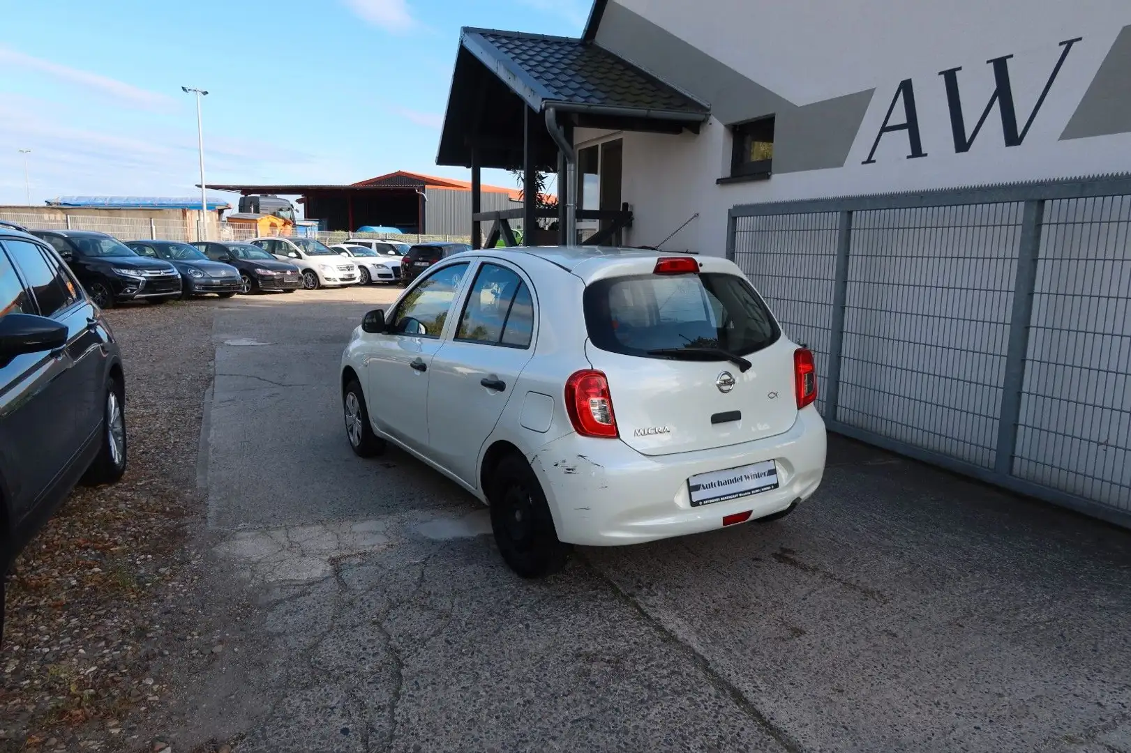 Nissan Micra Visia First|1.Hand|S.Heft|Klima| Wit - 2