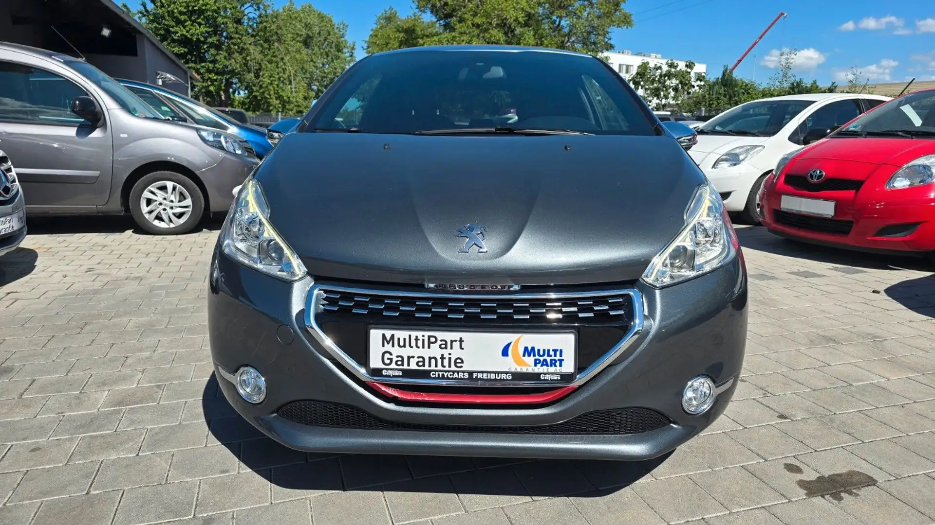 Peugeot 208 GTi/GARANTIE/TÜV NEU/SERVICE NEU/ LEDER Gris - 2
