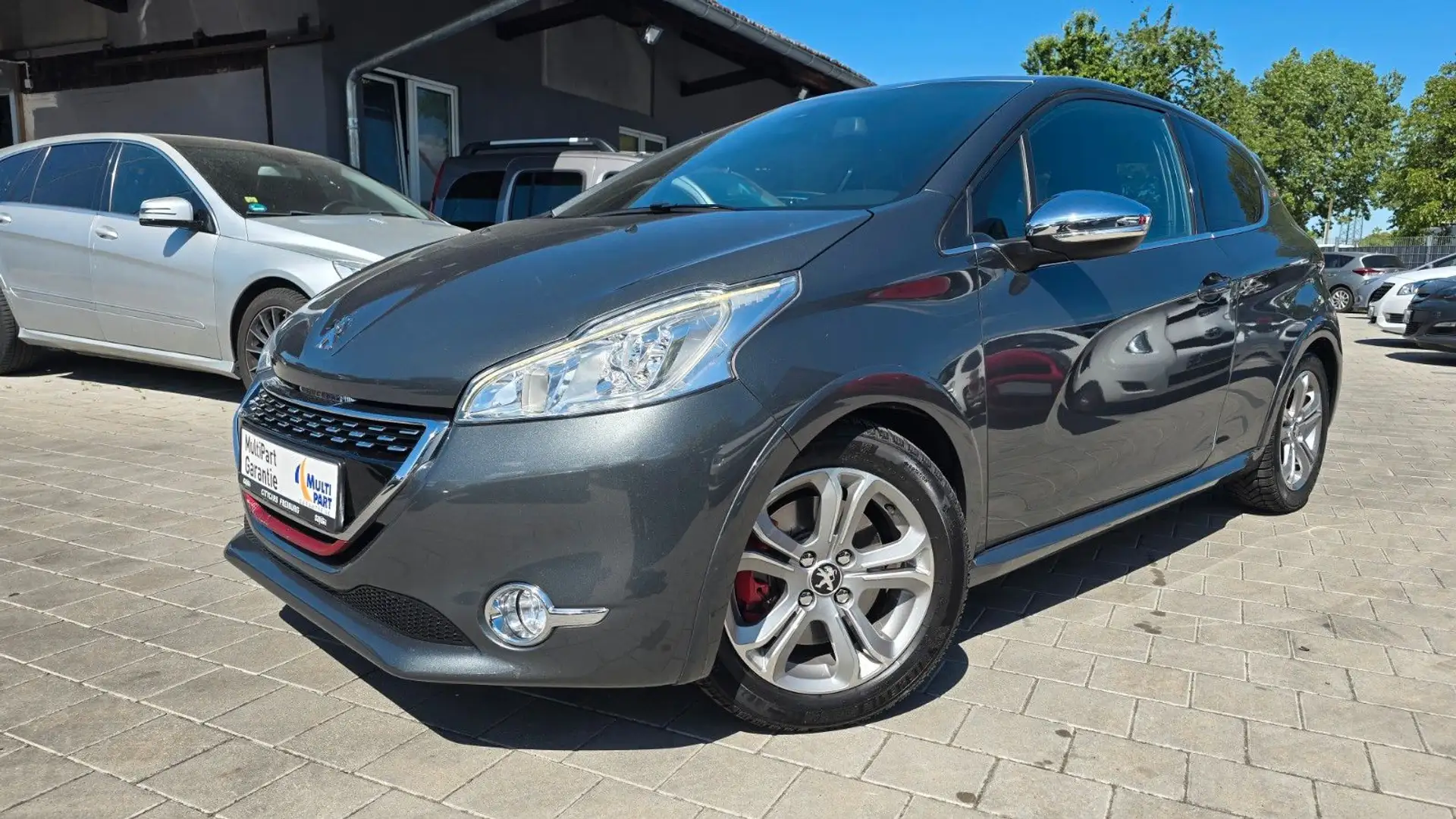 Peugeot 208 GTi/GARANTIE/TÜV NEU/SERVICE NEU/ LEDER Gris - 1