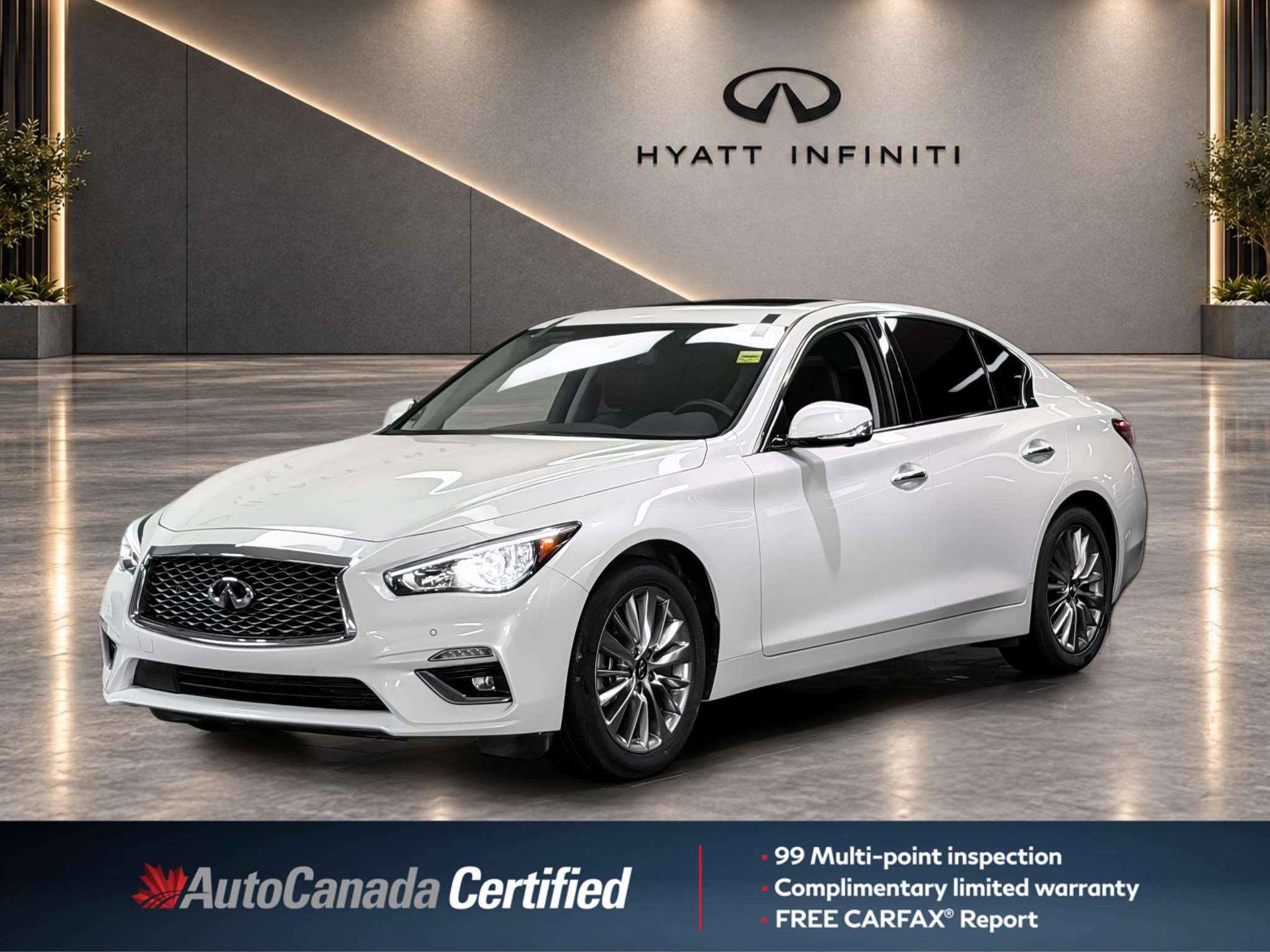 2024 Infiniti Q50 LUXE AWD | Low kms! | BOSE Performance Audio |