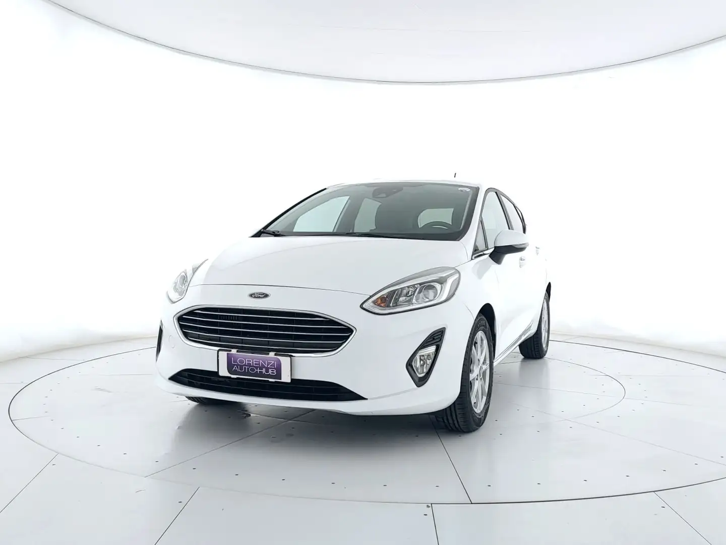 Ford Fiesta 5p 1.0 ecoboost hybrid Titanium s&s 125cv NEOPATEN Bianco - 2