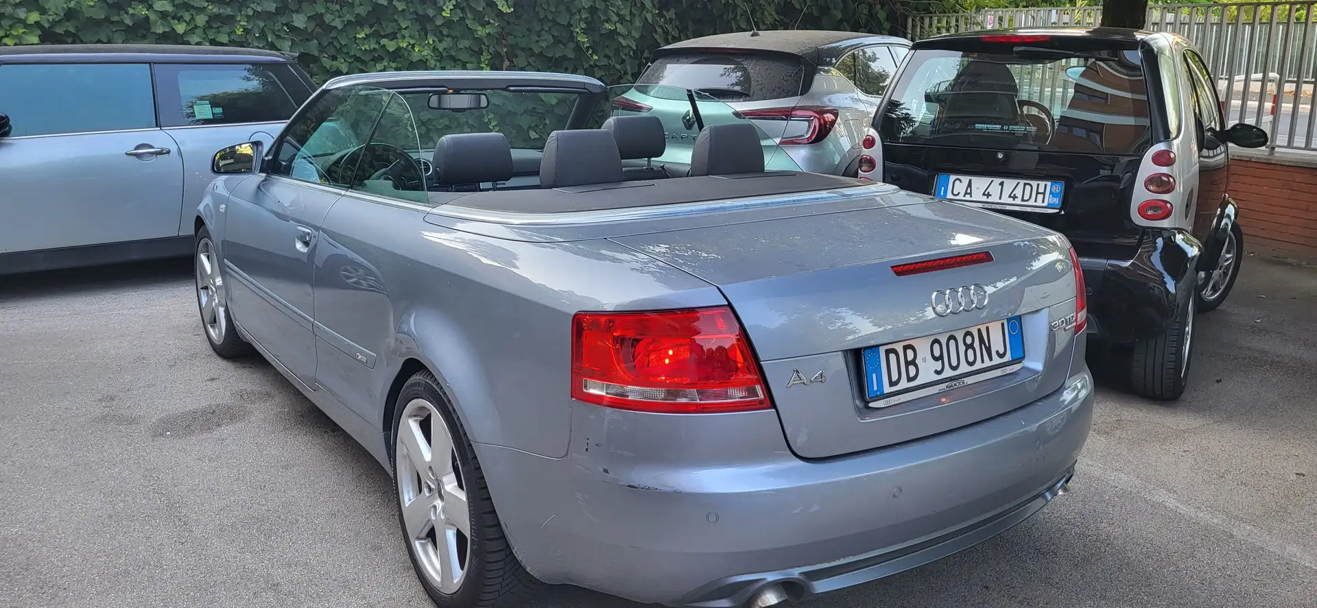 Audi A4 A4 III 06 Cabrio 3.0 V6 tdi quattro tiptronic fap Grigio - 2