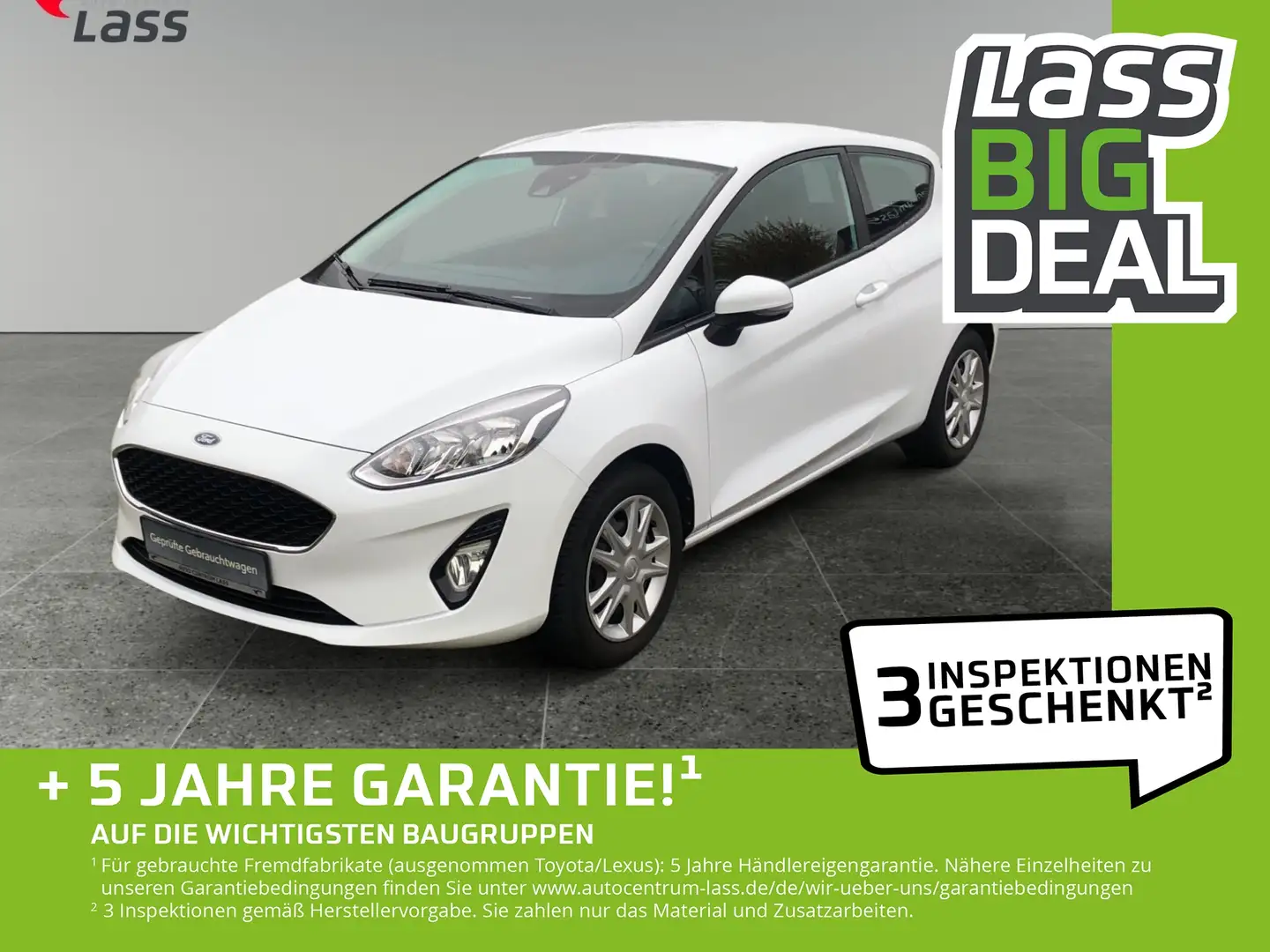 Ford Fiesta 1.1 Trend +Allwetter+Sitzheizung+Klima Blanco - 1