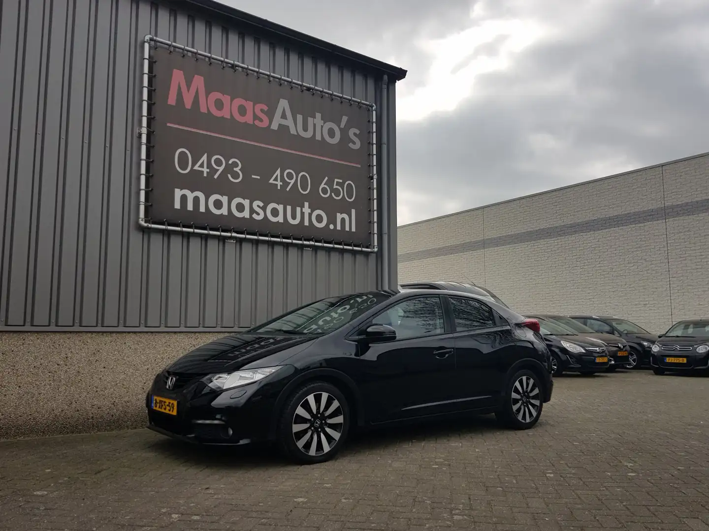 Honda Civic 1.8i 142 pk Sport Business Edition uitvoering 1eig Zwart - 1