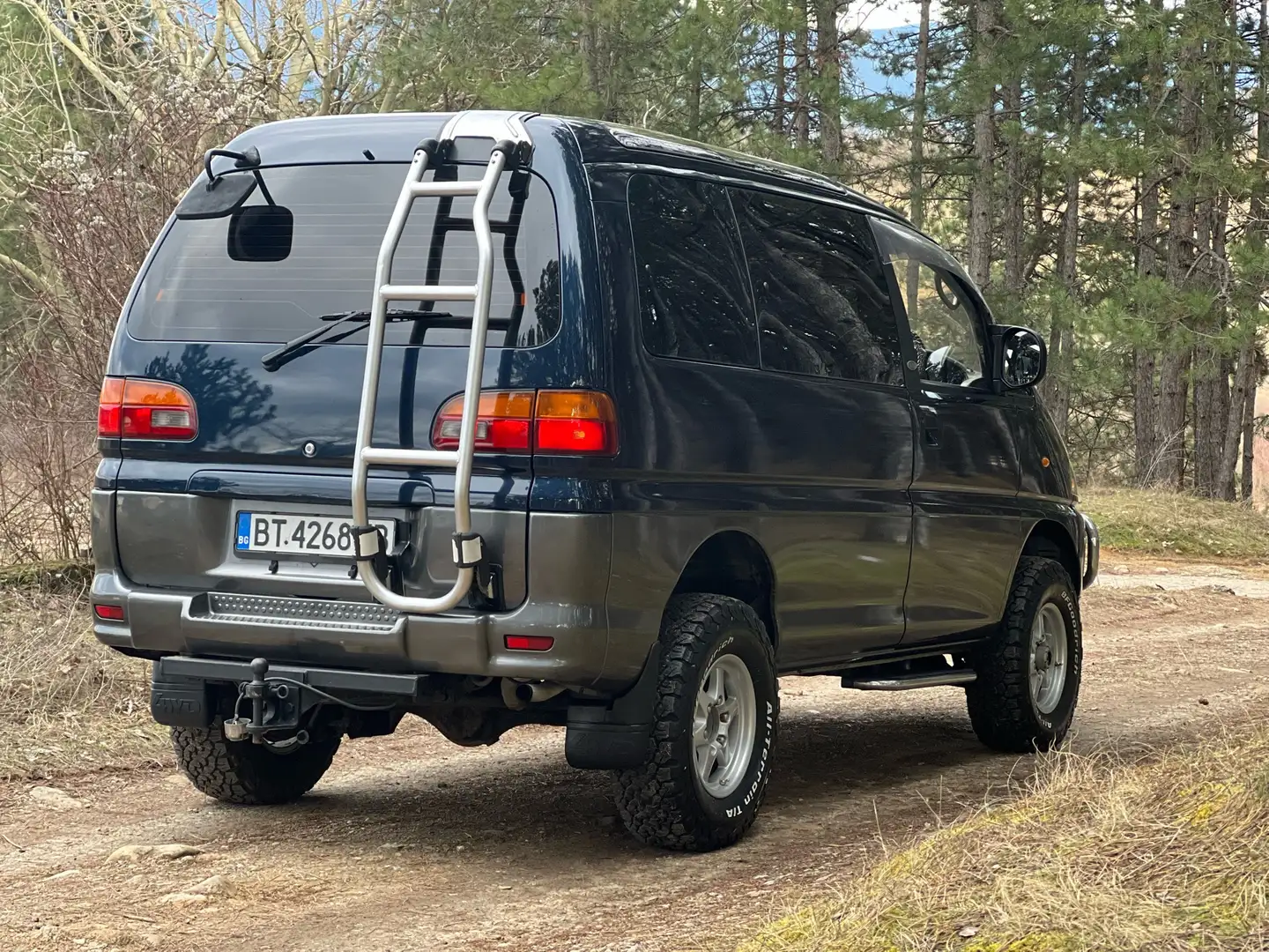 Mitsubishi Space Gear Delica Super Exceed LWB Lite Roof To Kék - 2