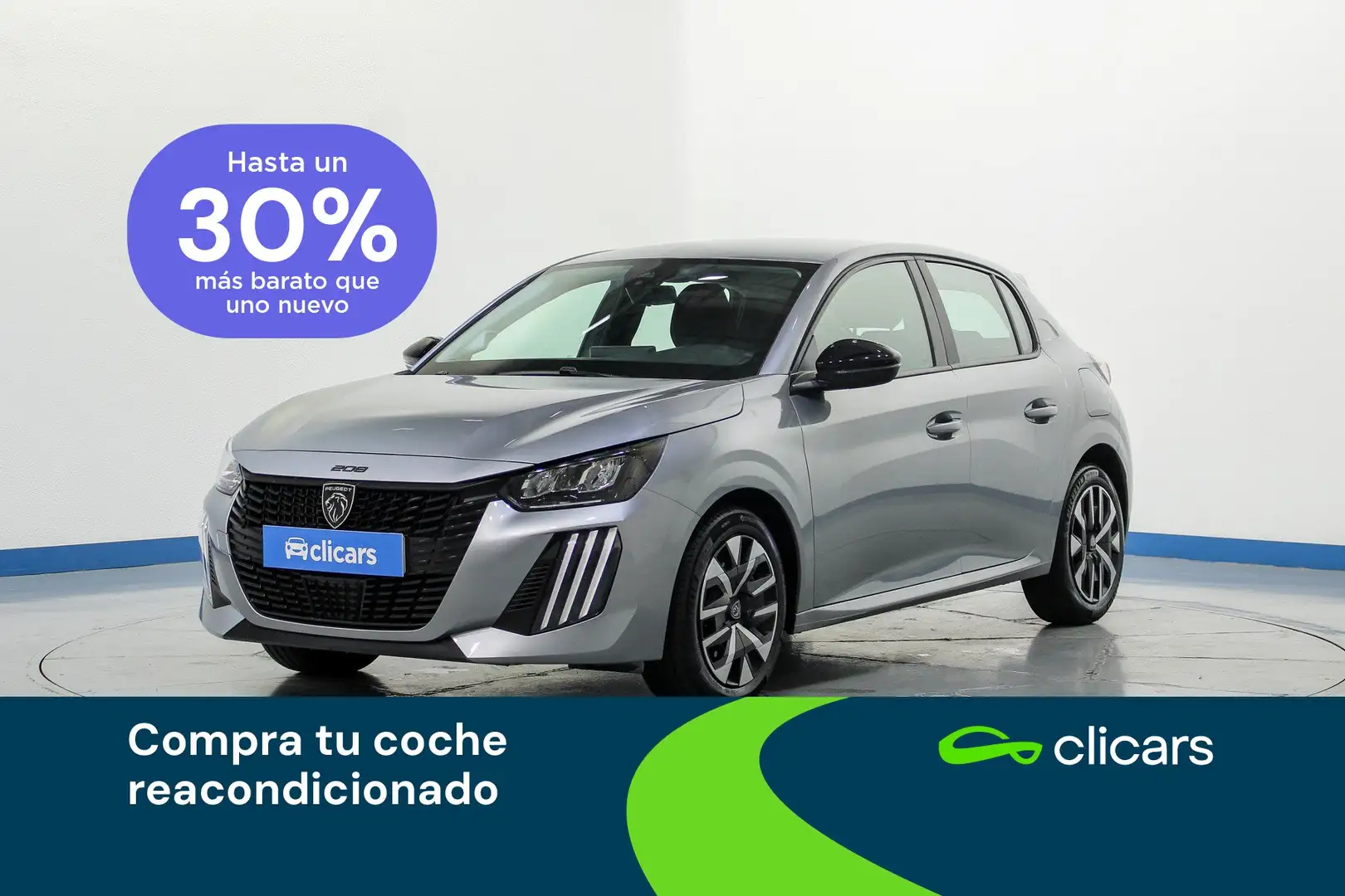 Peugeot 208 1.2 Puretech S&S Active 100 Серебристый - 1