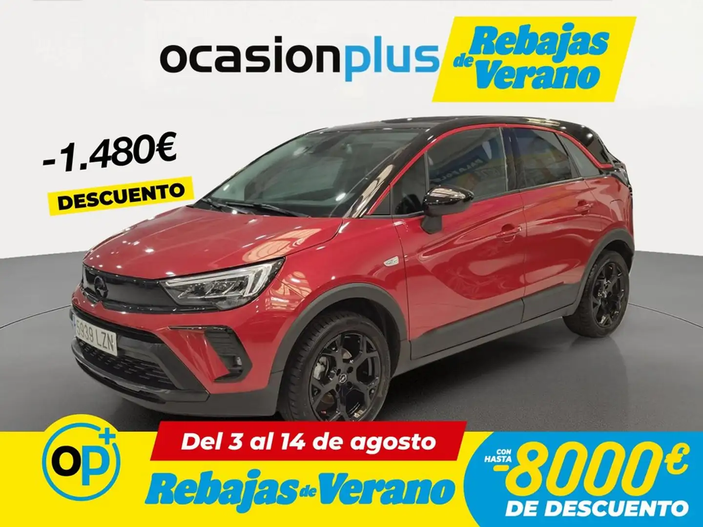 Opel Crossland 1.2 S&S GS Line 110 Rojo - 1