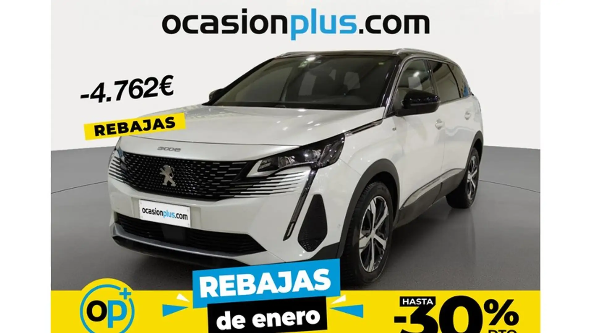 Peugeot 5008 1.6 BlueHDi Style 7 pl. EAT6 120 Weiß - 1