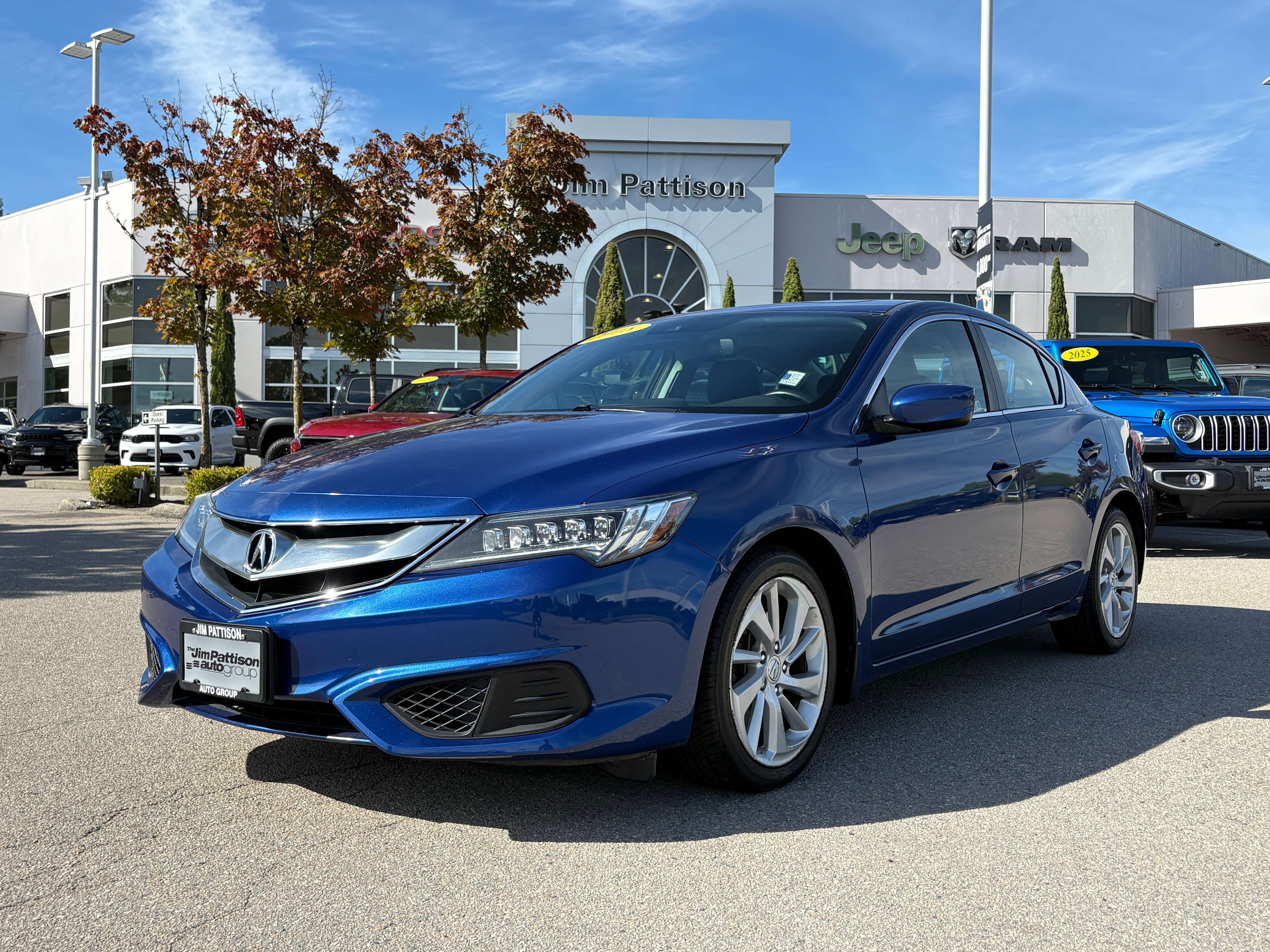 Blue 2018 Acura ILX Sedan Front-Wheel Drive Automatic