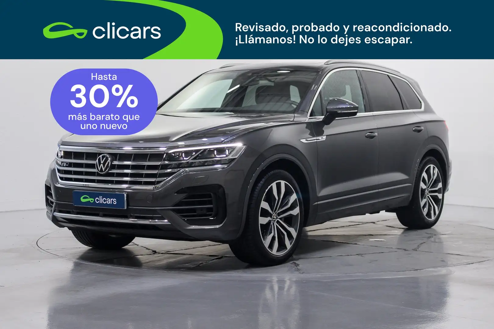 Volkswagen Touareg 3.0TDI V6 R-Line Tiptronic 4Motion 210kW Gris - 1