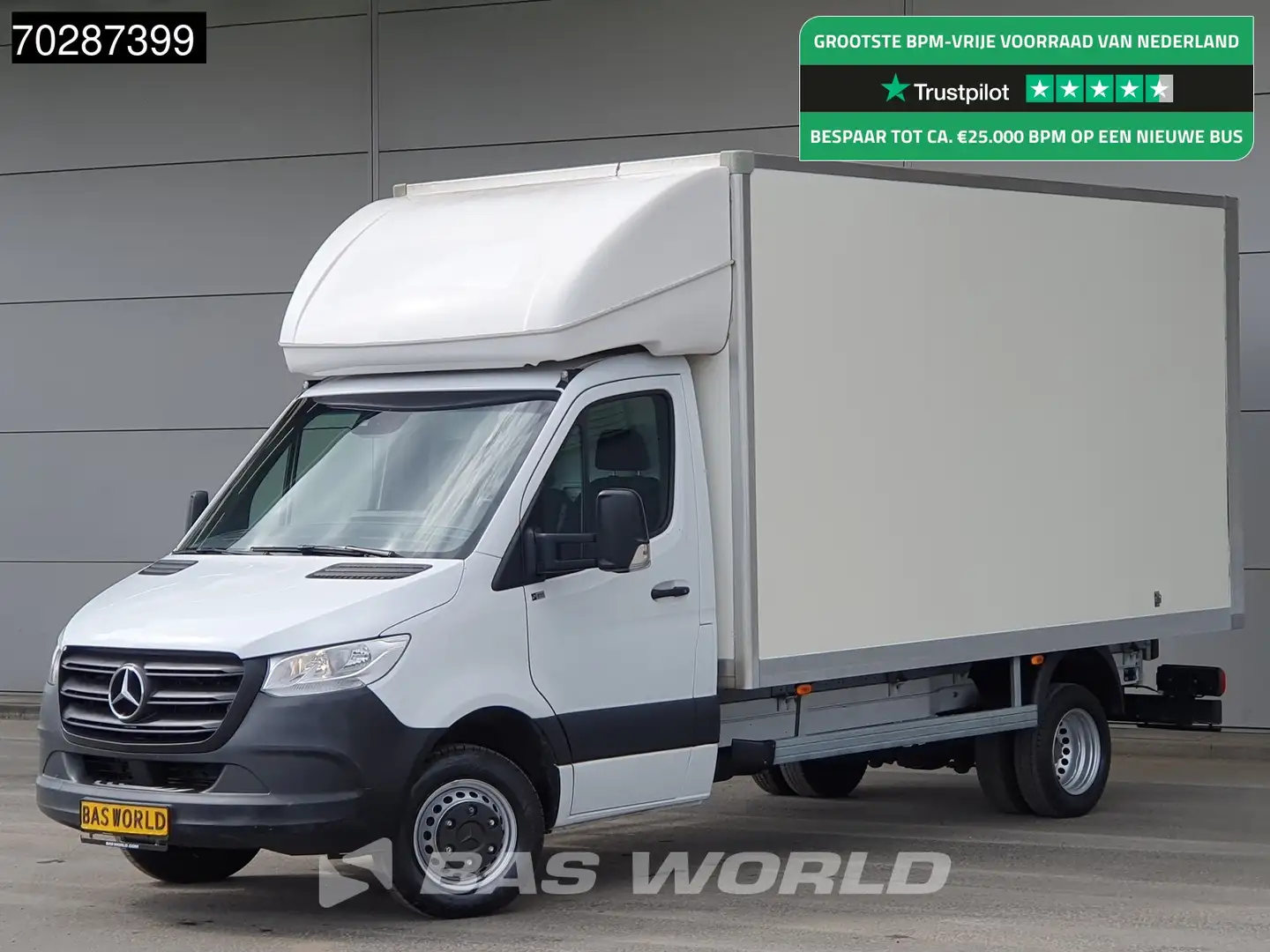Mercedes-Benz Sprinter 514 CDI Automaat Bakwagen Dubbellucht Achterdeuren Wit - 1