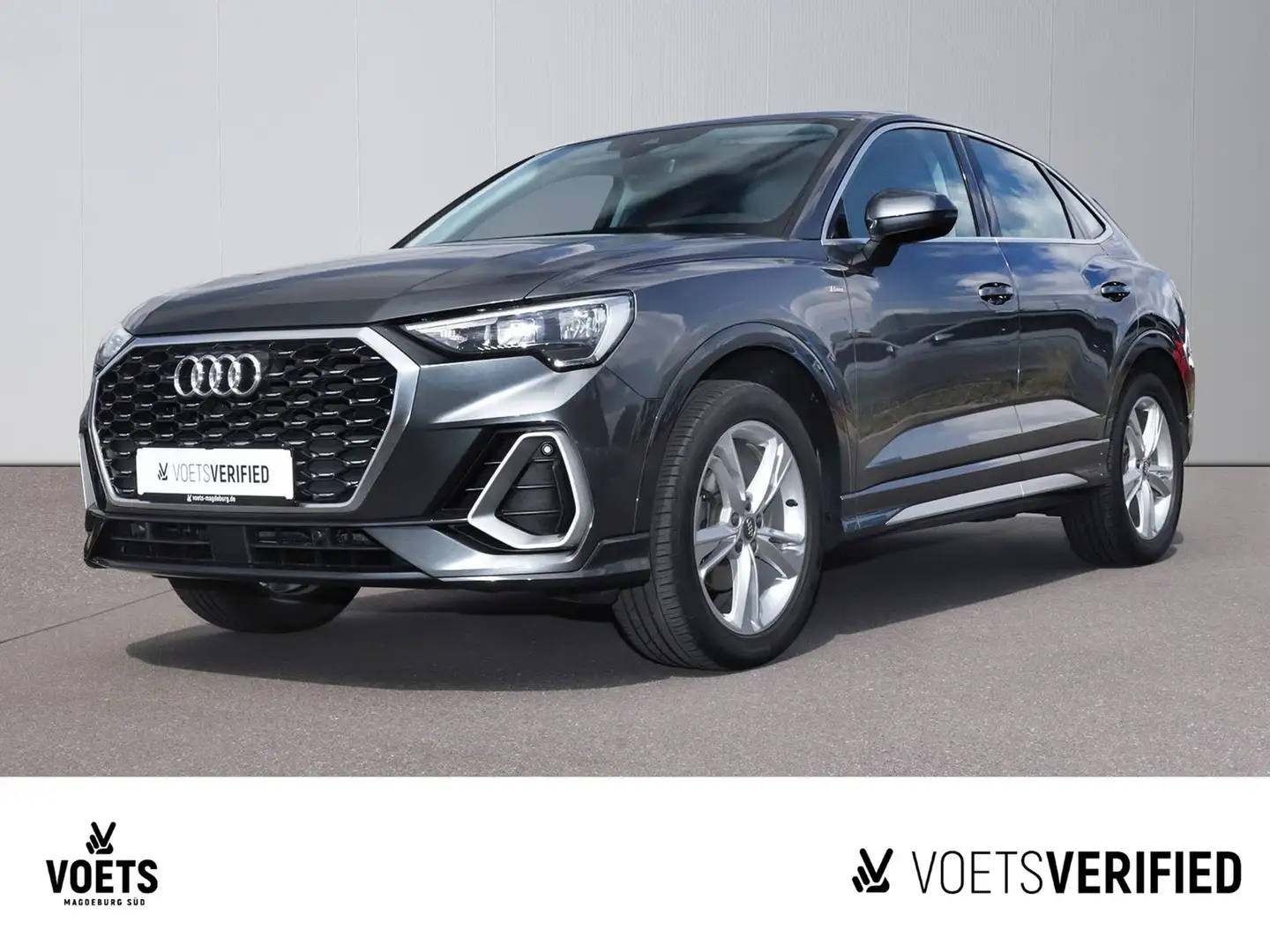 Audi Q3 SPORTBACK 35 TFSI S-TRONIC S-LINE+NAV+LED+AHK Gris - 1