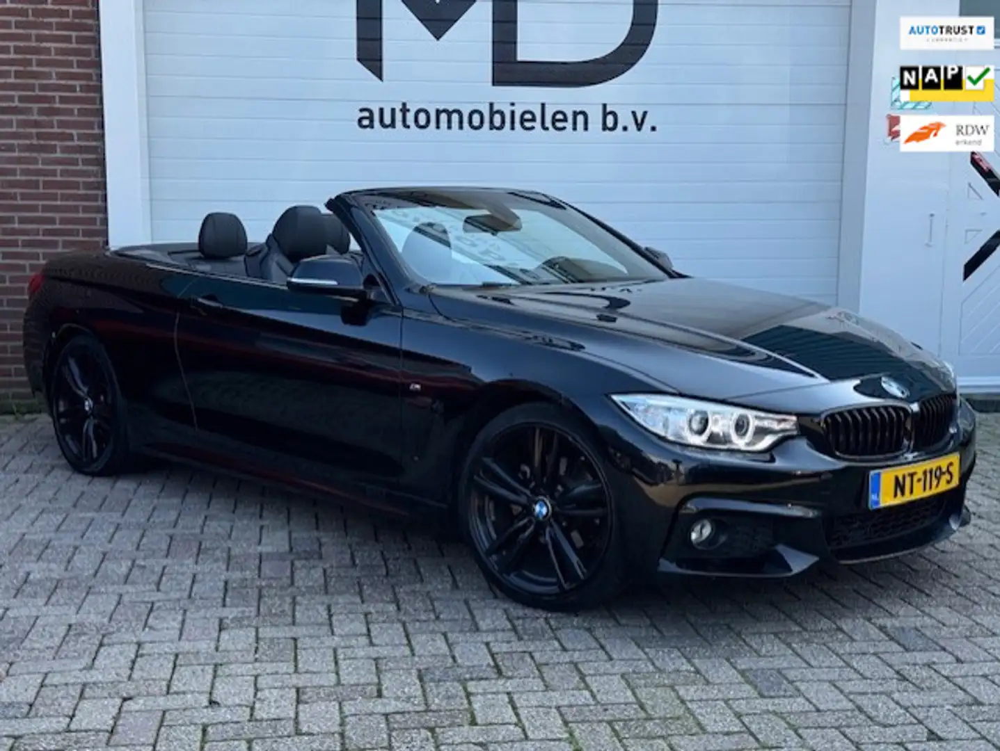 BMW 420 4-serie Cabrio 420i High Executive M Sport - 1e ei Schwarz - 1