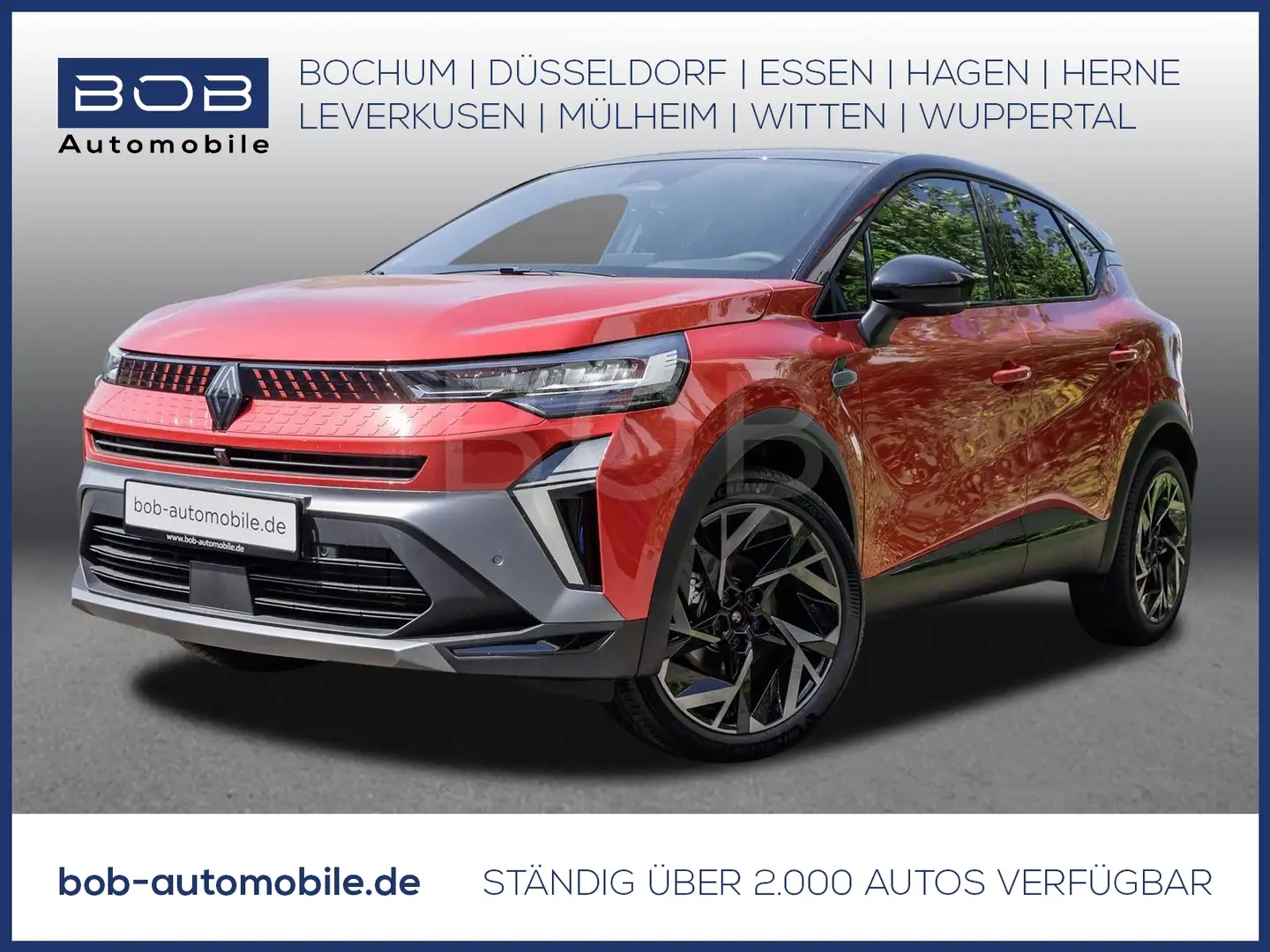 Renault Captur Esprit Alpine Mild Hybrid 160 EDC NAVI SHZ ESP Rosso - 1