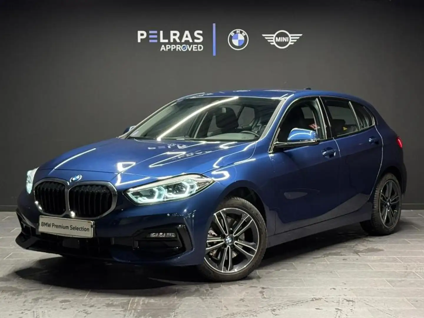 BMW 118 118i 136ch Edition Sport Bleu - 1