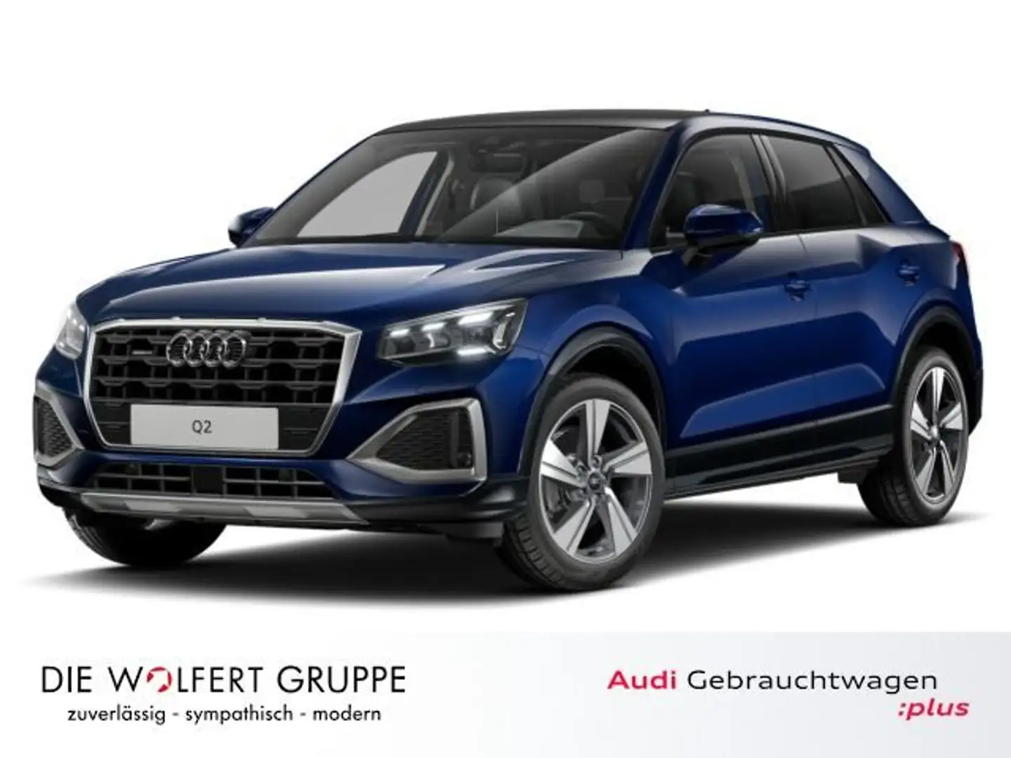 Audi Q2 advanced 40 TFSI quattro S tronic AHK*PANO Blau - 2