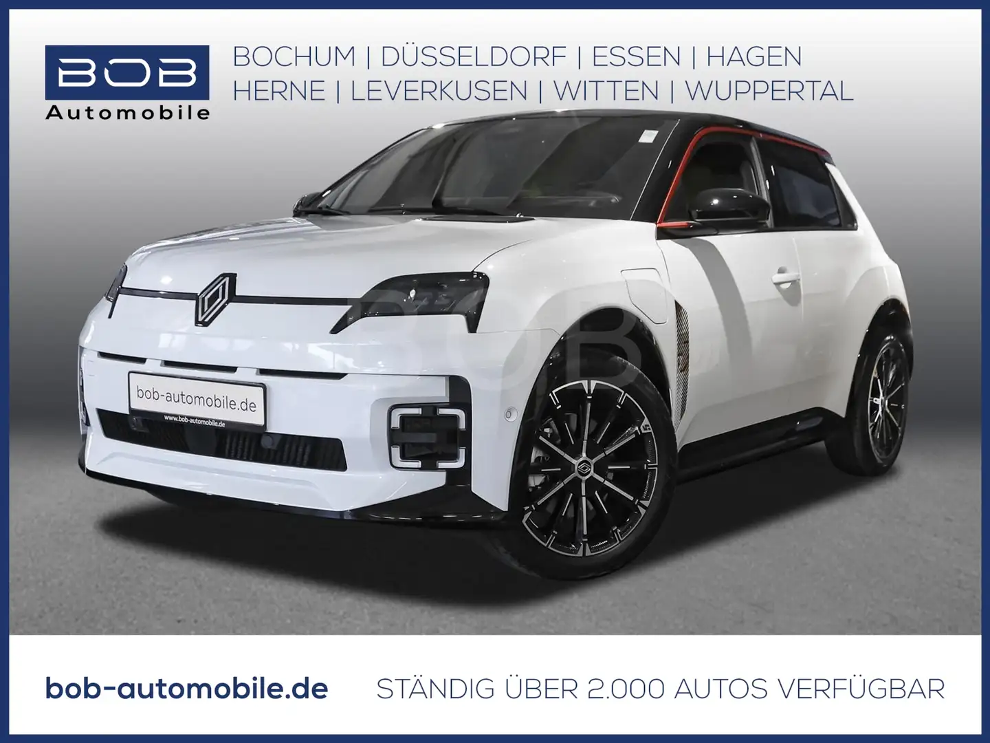 Renault R 5 Iconic Five 120 Urban Range NAVI SHZ PDC BT Weiß - 1
